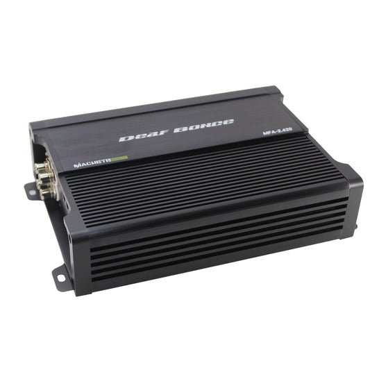 Amplificador de Lucha Sordo Bonce Machete 1260 W RMS Clase D de 2 Canales