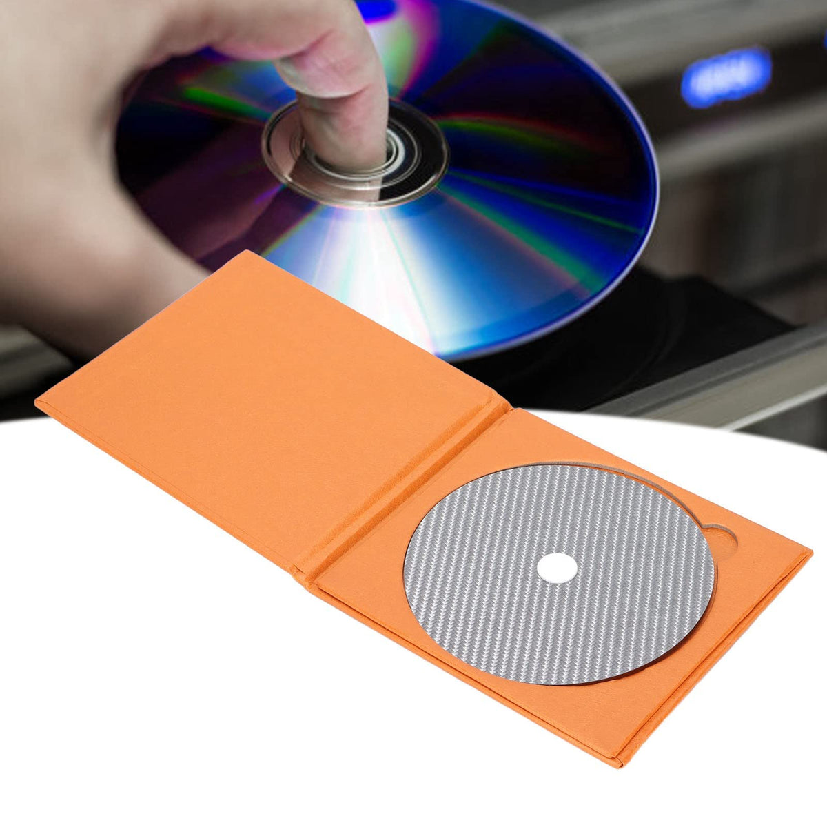 Estabilizador de Disco Heayzoki Fibra de Carbono 0,2 Mm para Reproductores de CD