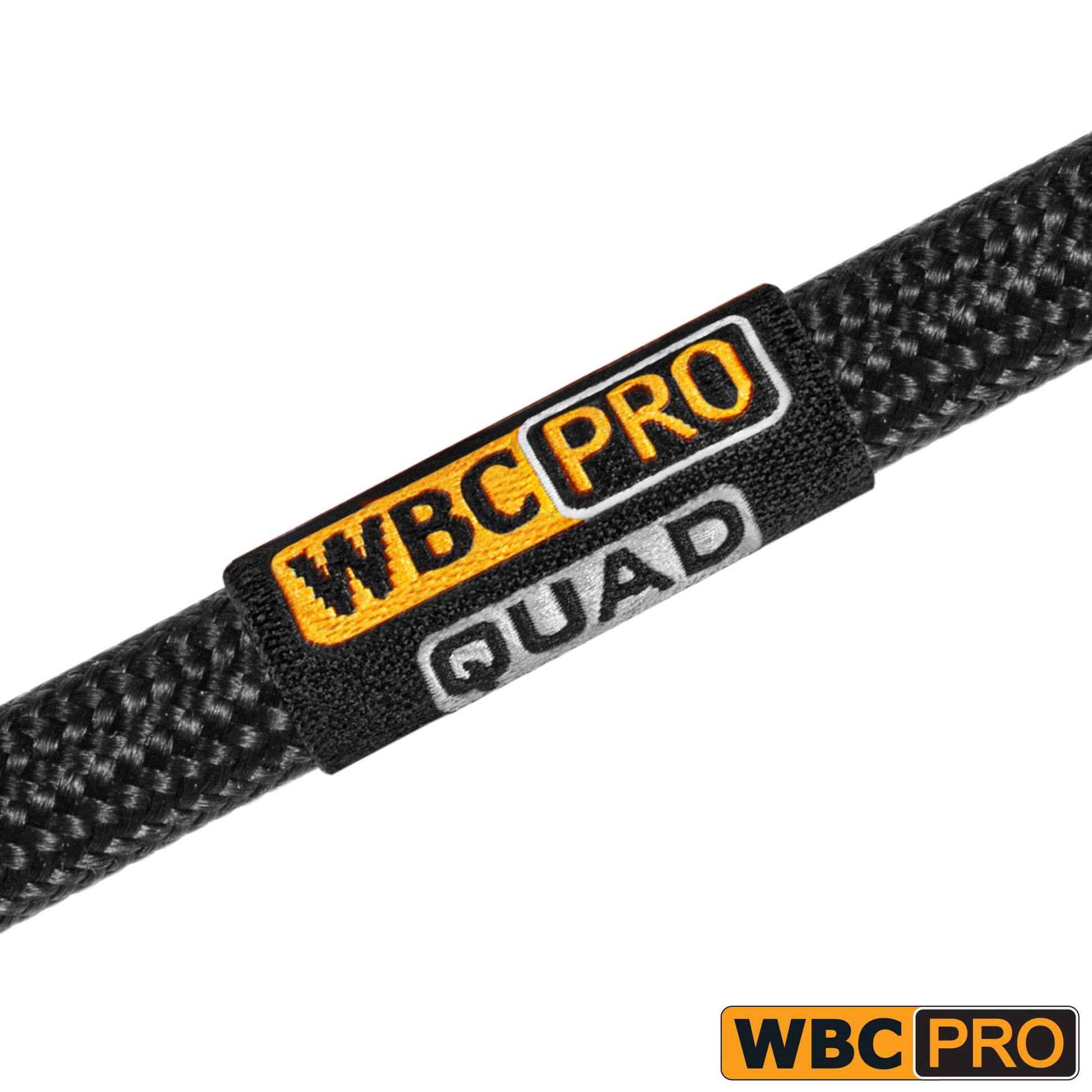 Cable Estéreo TRS WBC-PRO-Quad Negro Ultra Silencioso Ultra Flexible Conectores Amphenol ¼ Pulgadas 40 Pies (Pack de 4)