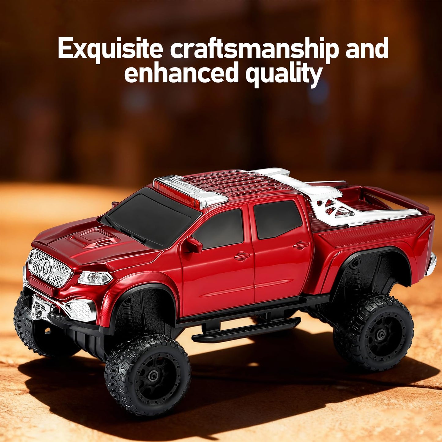 WSTER WS-X65 - Altavoz Bluetooth para camioneta todoterreno, color rojo