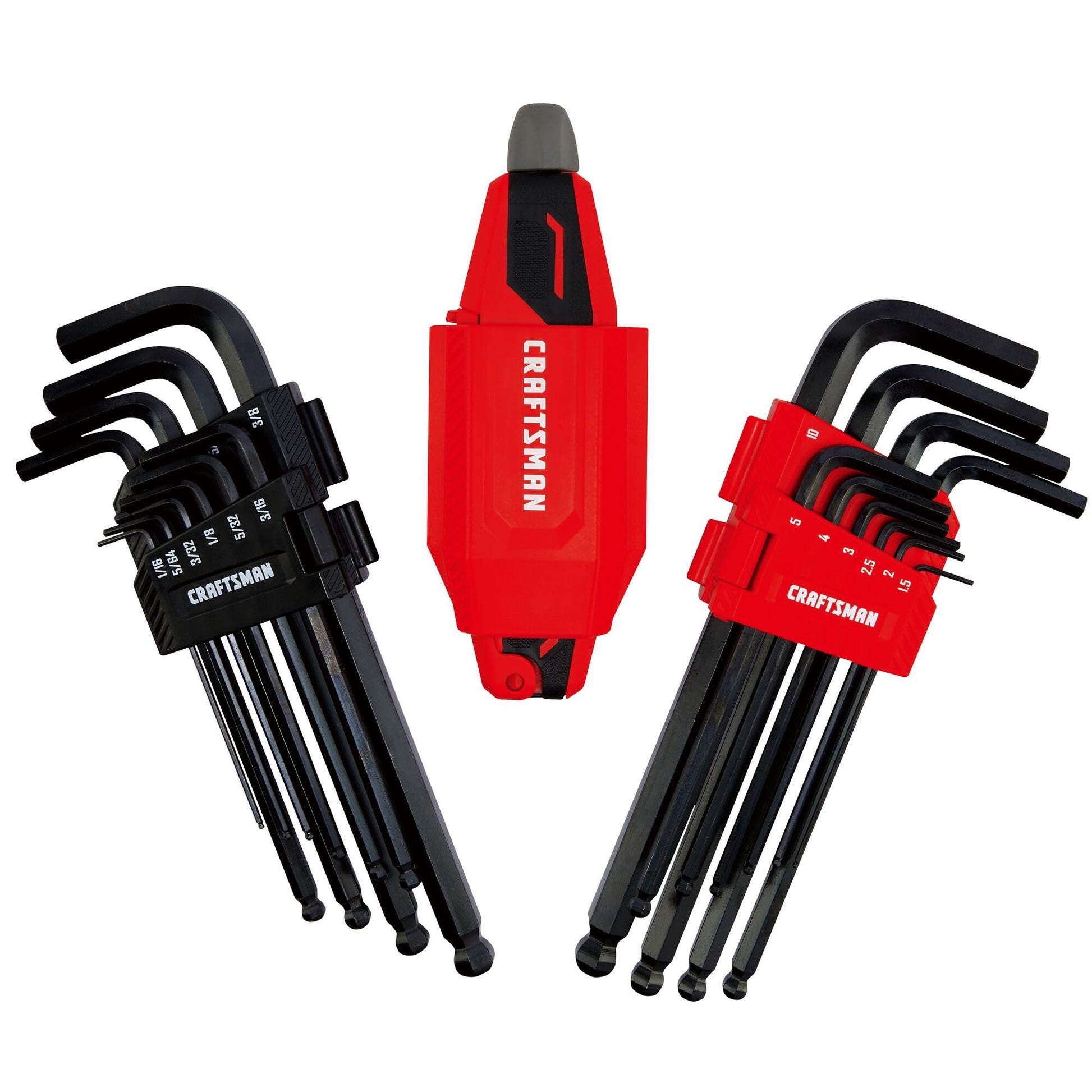 CRAFTSMAN - Juego de llaves Allen hexagonales universales L-a-T, 20 piezas (CMHT26028)