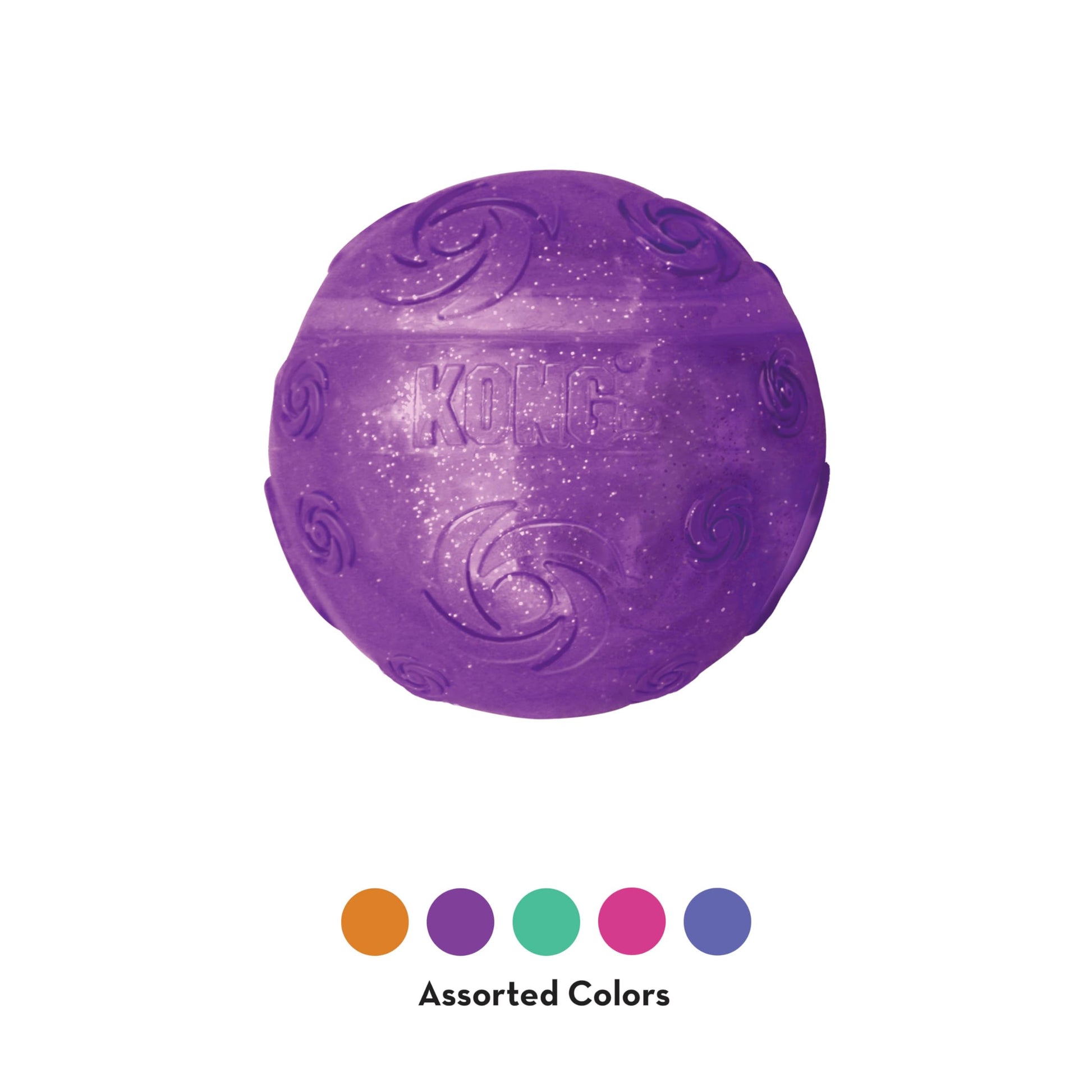 Kong Squeezz Crackle Ball, Multicolor, Mediano