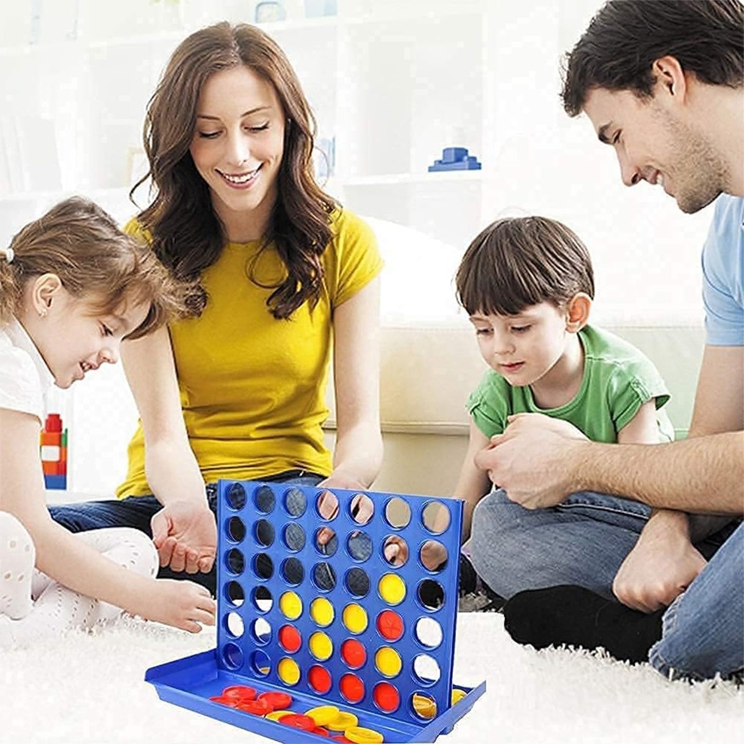 Juego de Mesa TYWGZVZ Clásico Conecta Estrategia para Niñas y Niños