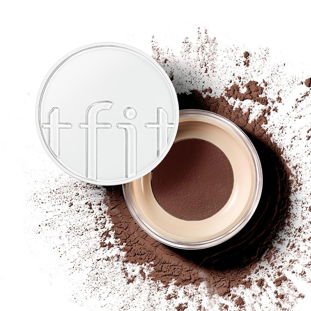 TFIT Translucent Set Finishing Powder, Polvo Suelto Ultraligero con Cobertura Natural Moderada para Tonos de Piel No.35–37, Blurring de Poros, Acabado Aterciopelado, Envase con Malla, Maquillaje Coreano, 05-7g (2.3 DEEP BEIGE)