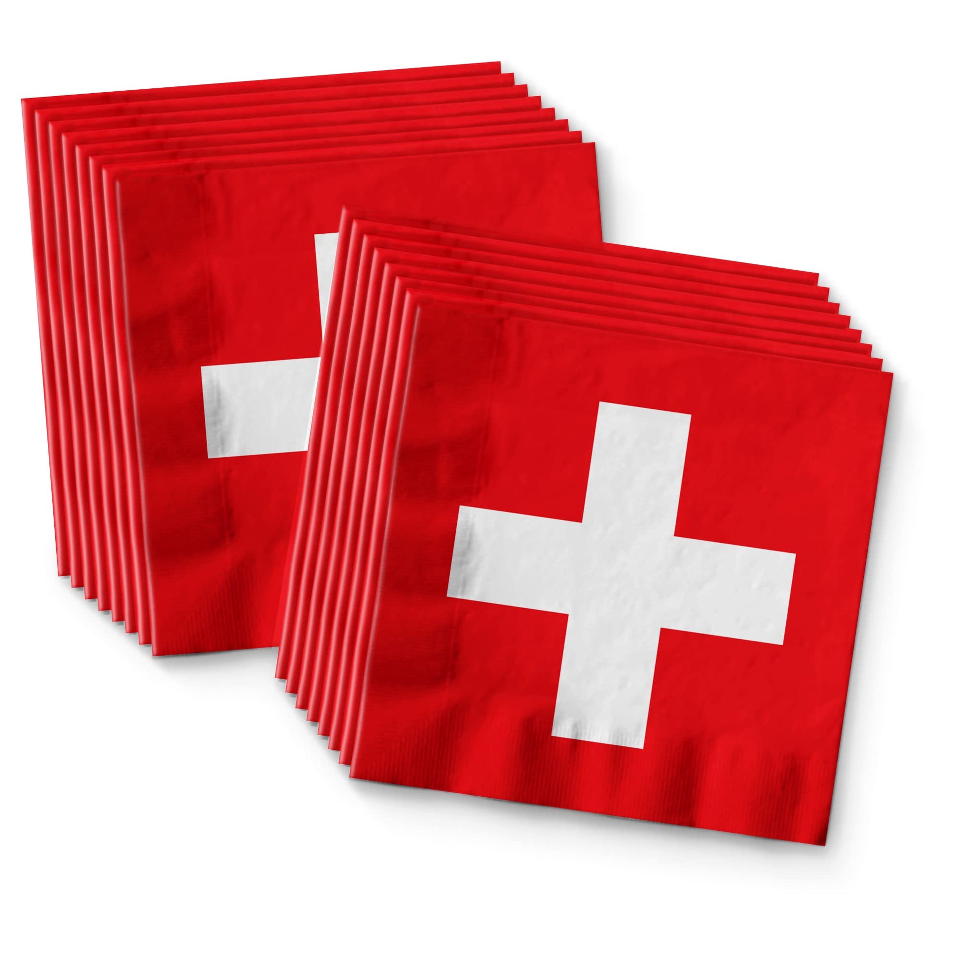 Juego de Suministros de Fiesta de Cumpleaños Suiza para 16 Unidades
