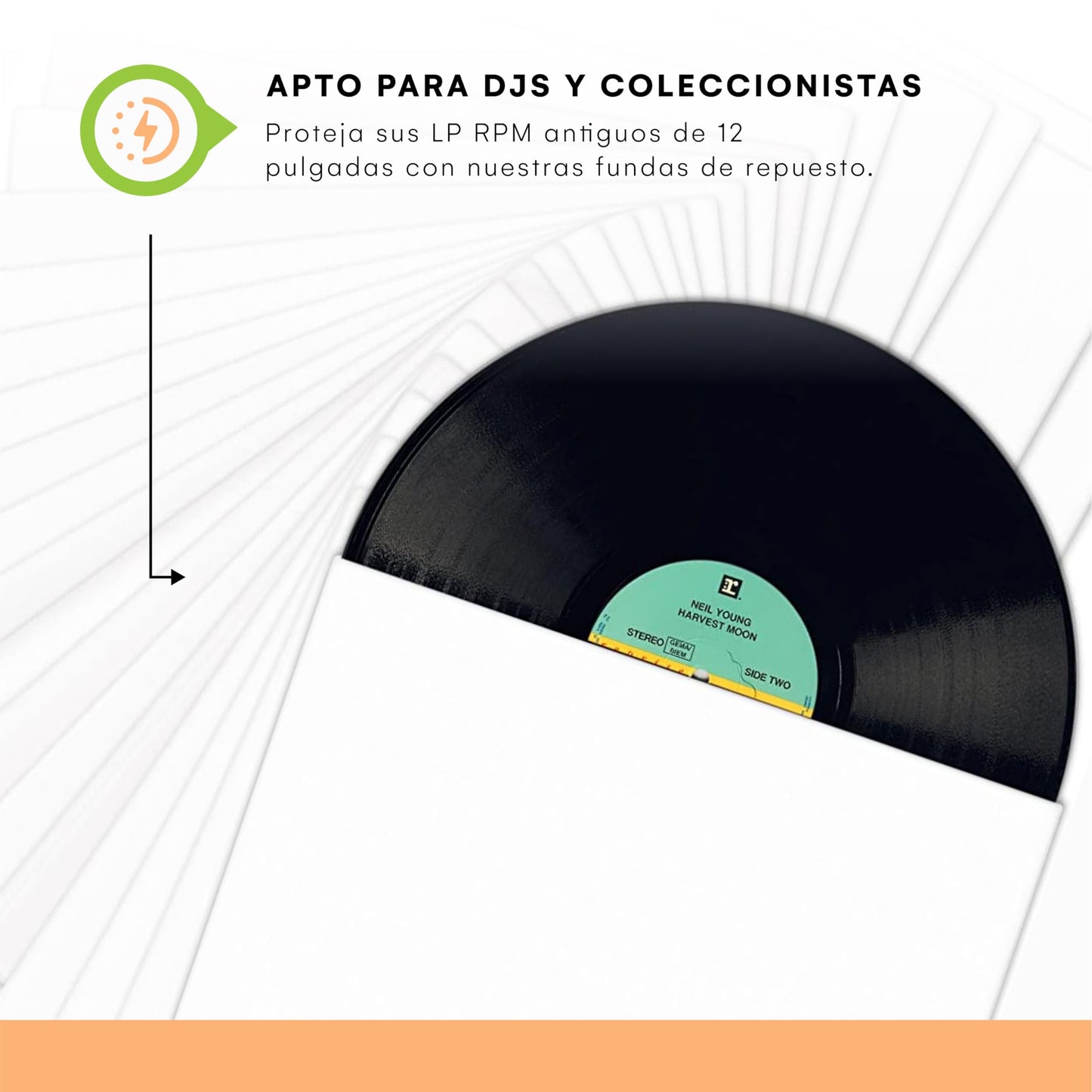 TunePhonik Funda Antiestática para Vinilos - CD - Protección LP