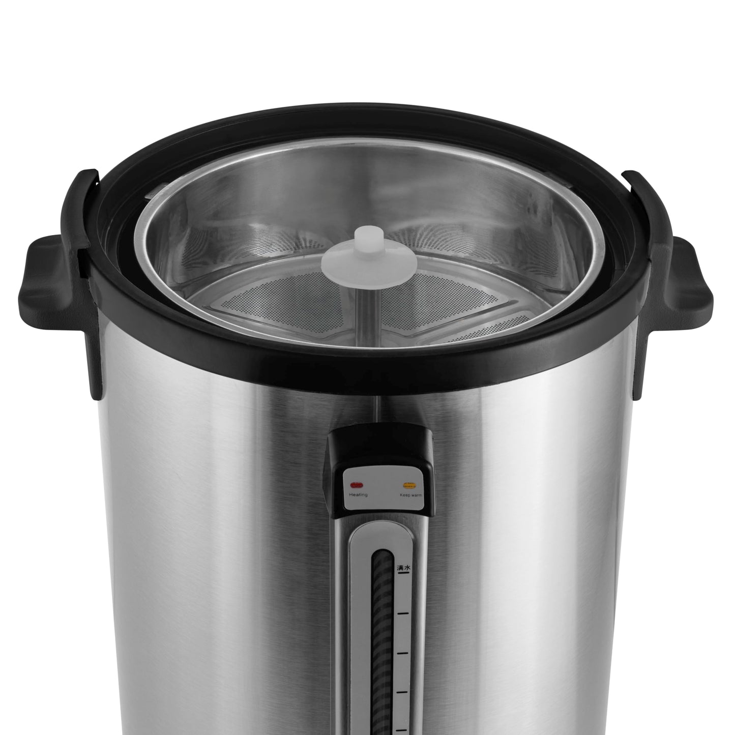 Cafetera Percoladora Homestyle 50 Tazas, Acero Inoxidable, Sistema de Percolación para Café Intenso