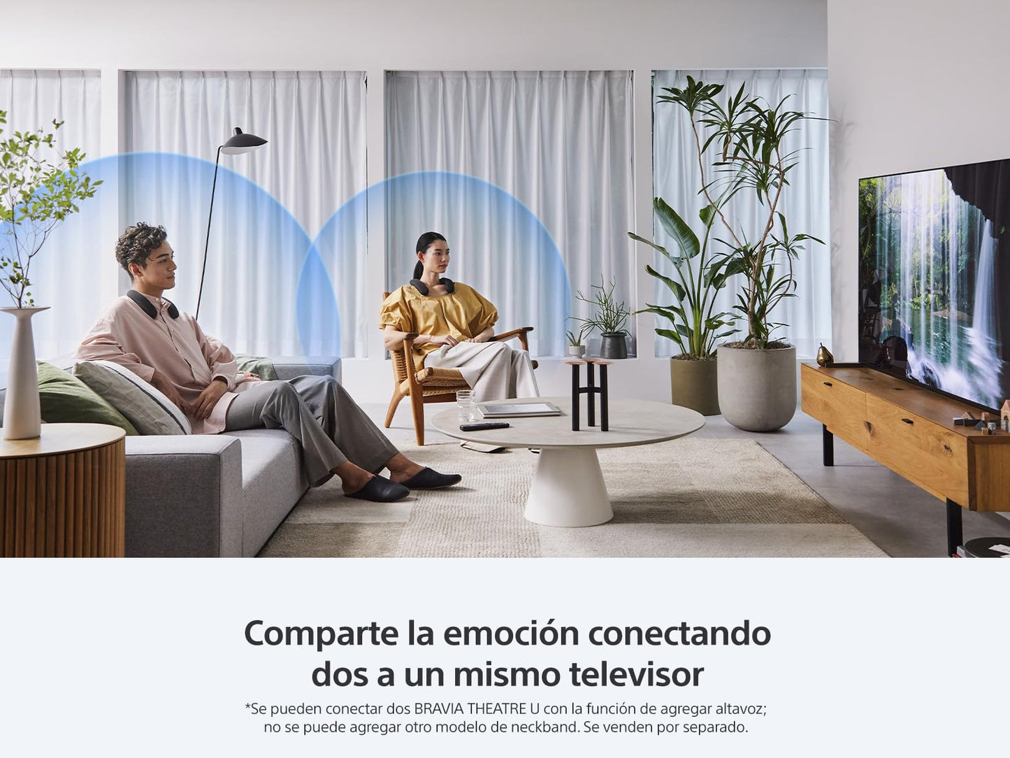 Sony BRAVIA Theater U - Altavoz inalámbrico portátil con Bluetooth, Audio de Cine en casa Personalizado, compatibilidad de Juegos, micrófono Incorporado, duración de batería de 12 Horas, IPX4