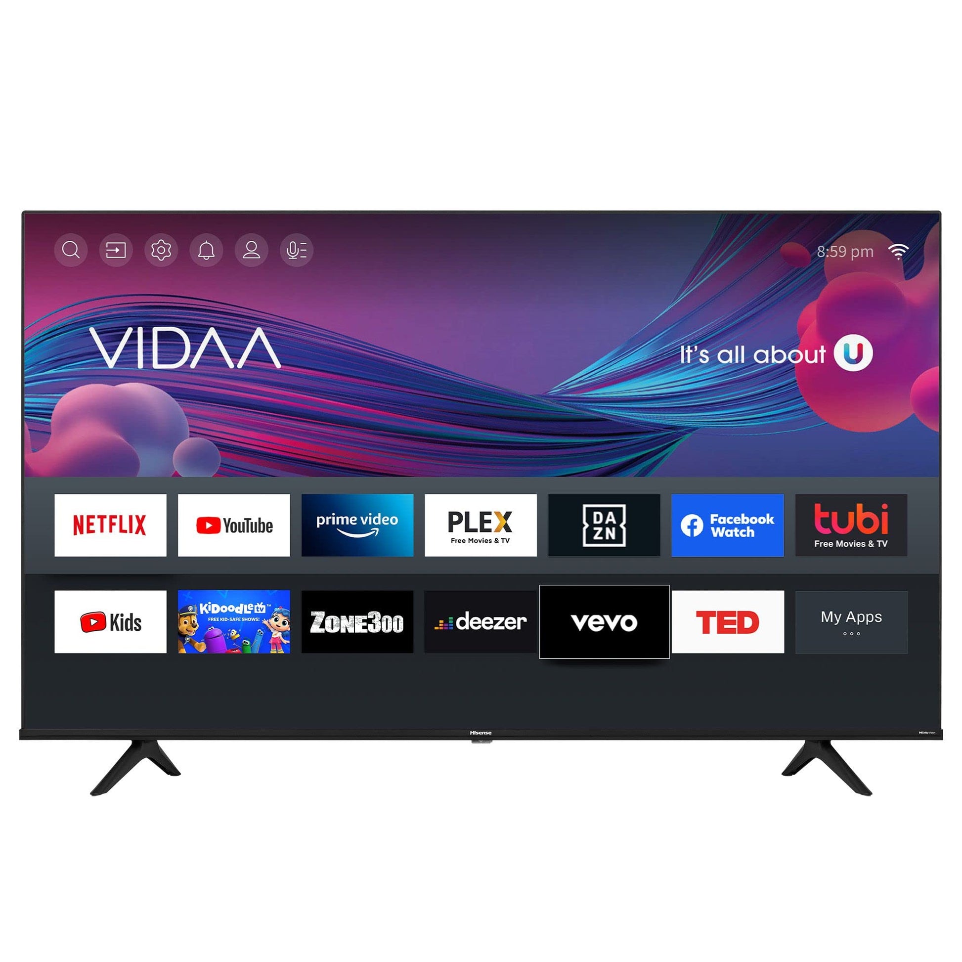Hisense Pantalla 55" 4K UHD Smart TV 55A6GV 2021