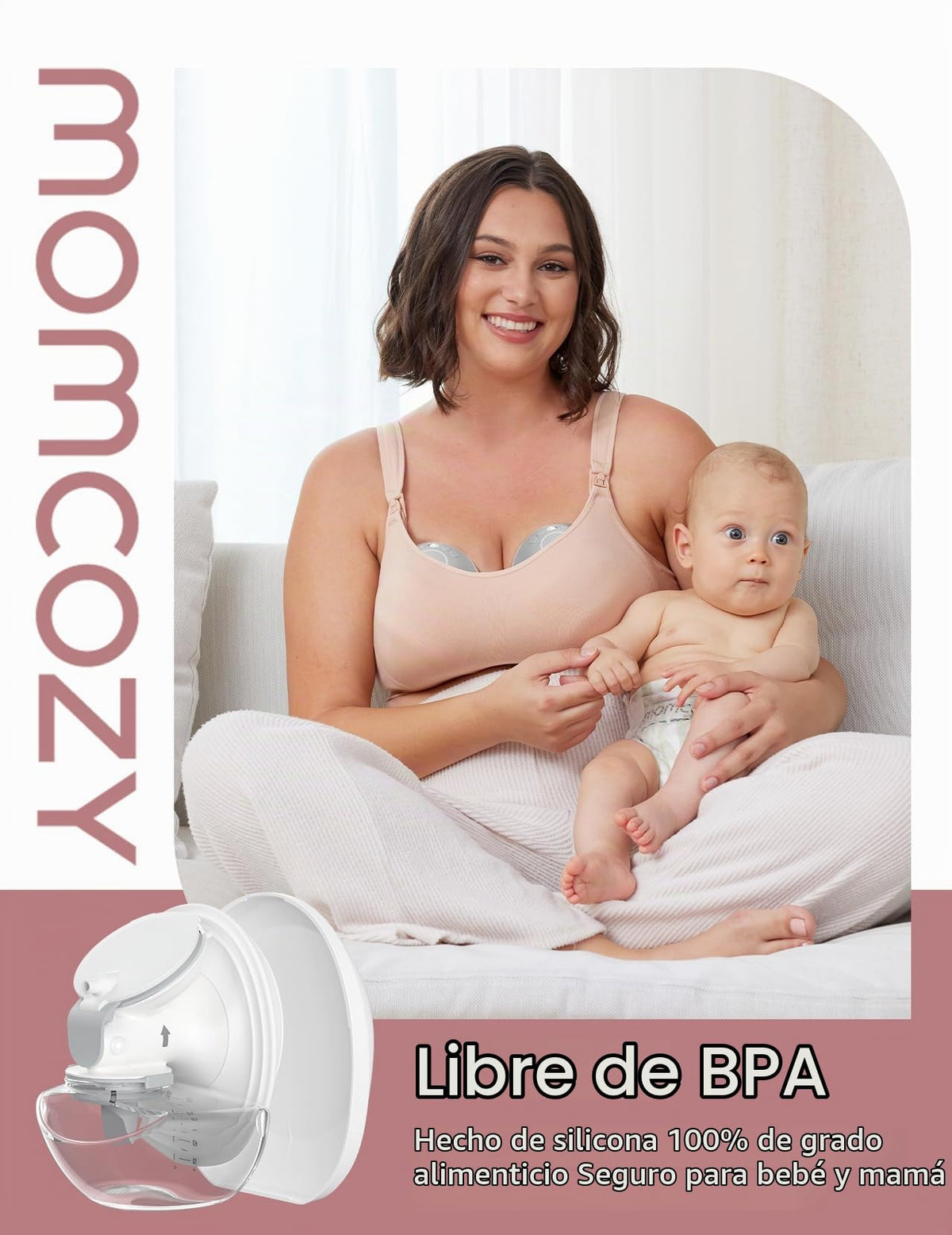 Momcozy M9 - Piezas originales de lactancia materna, accesorios completos