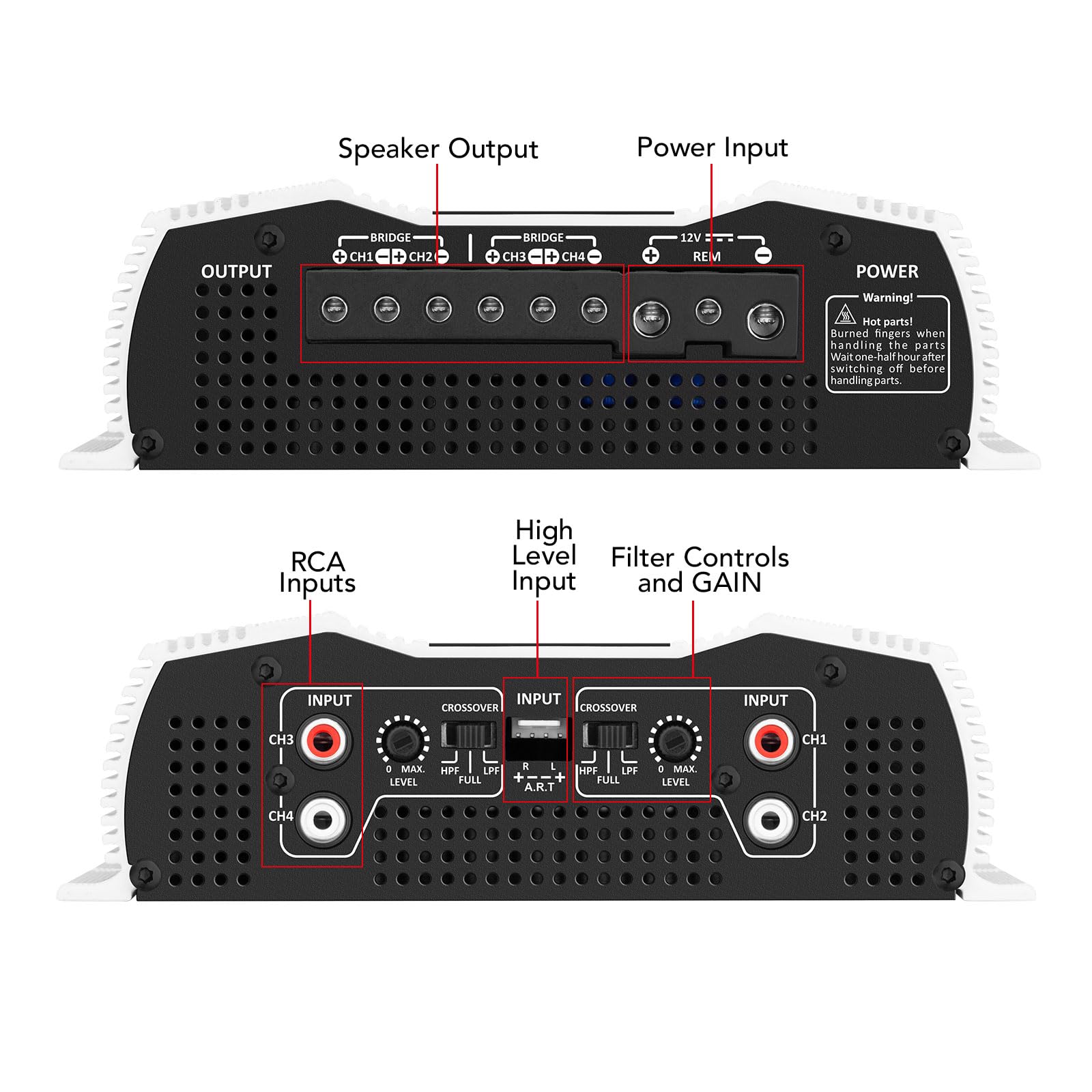 Amplificador Taramps DS800X4 1Ohm 800W 4 Canales