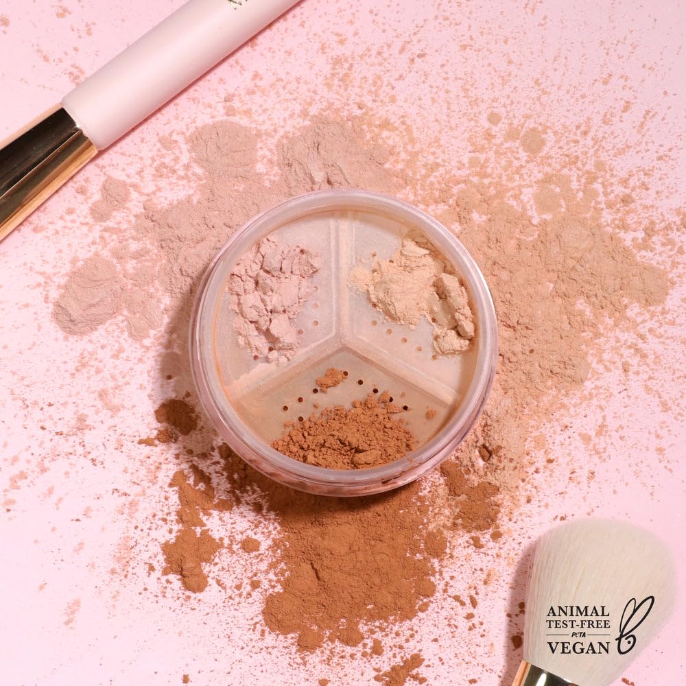Polvo fijador Set & Correct Loose Setting Powder (004, Deep) Moira