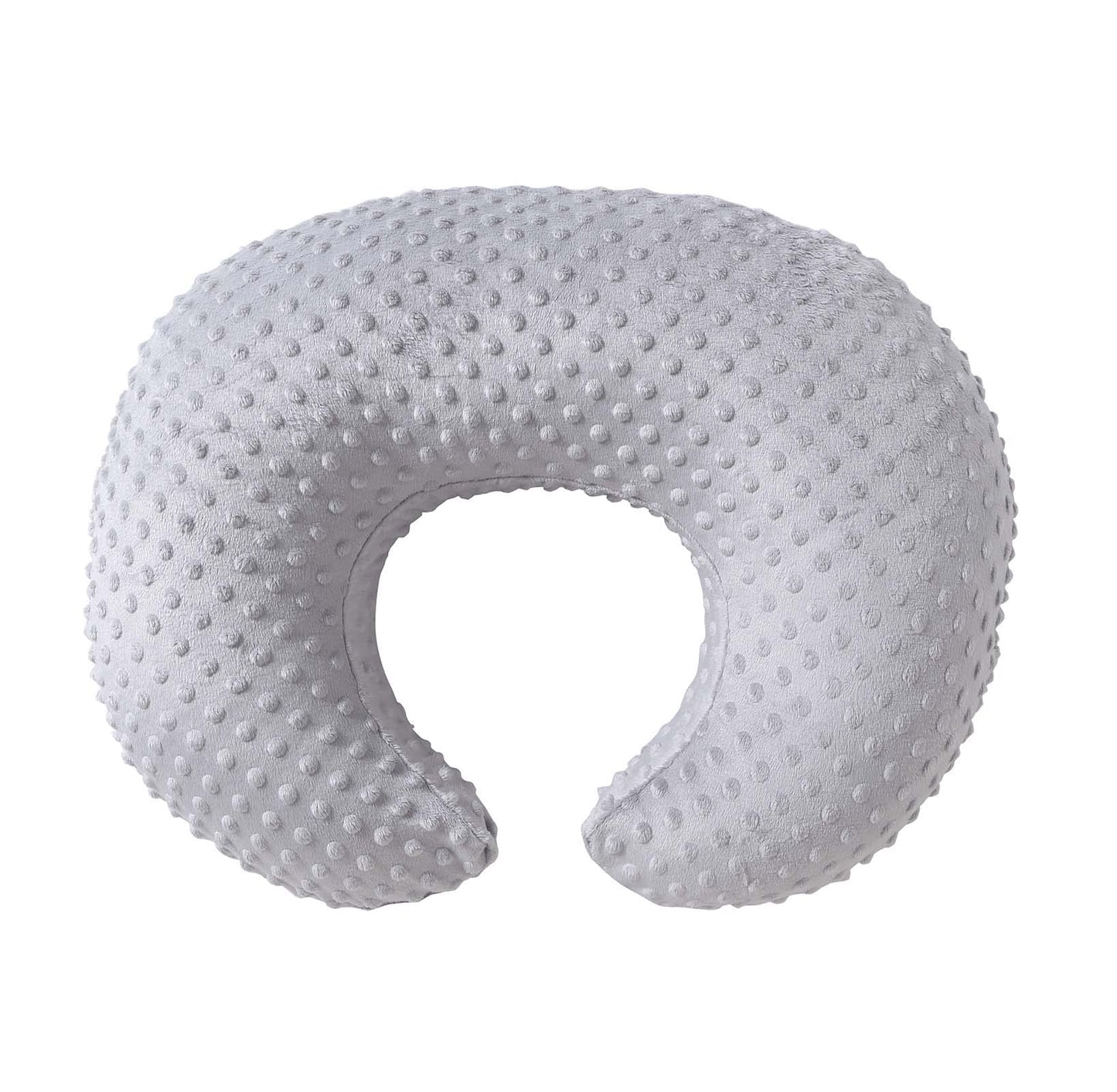 QUENESS Almohada y posicionador para lactancia, para alimentación con pecho y biberón, soporte para sentarse del bebé con cubierta ultra suave removible, soporte para tiempo boca abajo para bebés