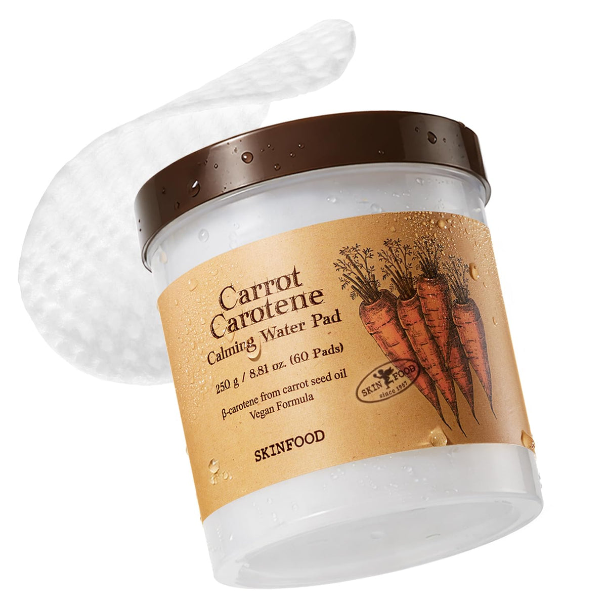 Almohadilla Calmante SKINFOOD Zanahoria para Piel Sensible Vegana