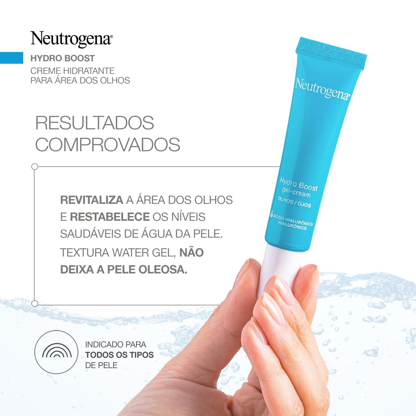 Crema contorno de ojos Neutrogena Hydro Boost Ácido Hialurónico 15 g