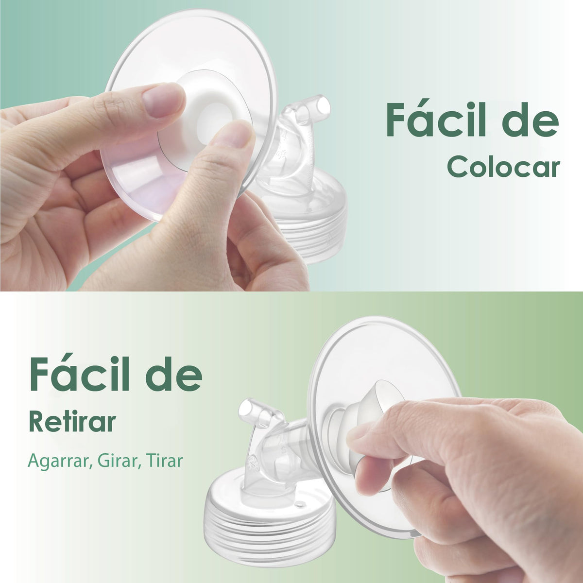 Maymom Inserts de Embudo 18 mm Compatibles con Shields Spectra, Medela 24 mm, Momcozy S9 Pro/S12 Pro, Willow Wearable Cup. Compatible con Medela Freestyle, Harmony, para reducir de 24 mm a 18 mm; 2 unidades