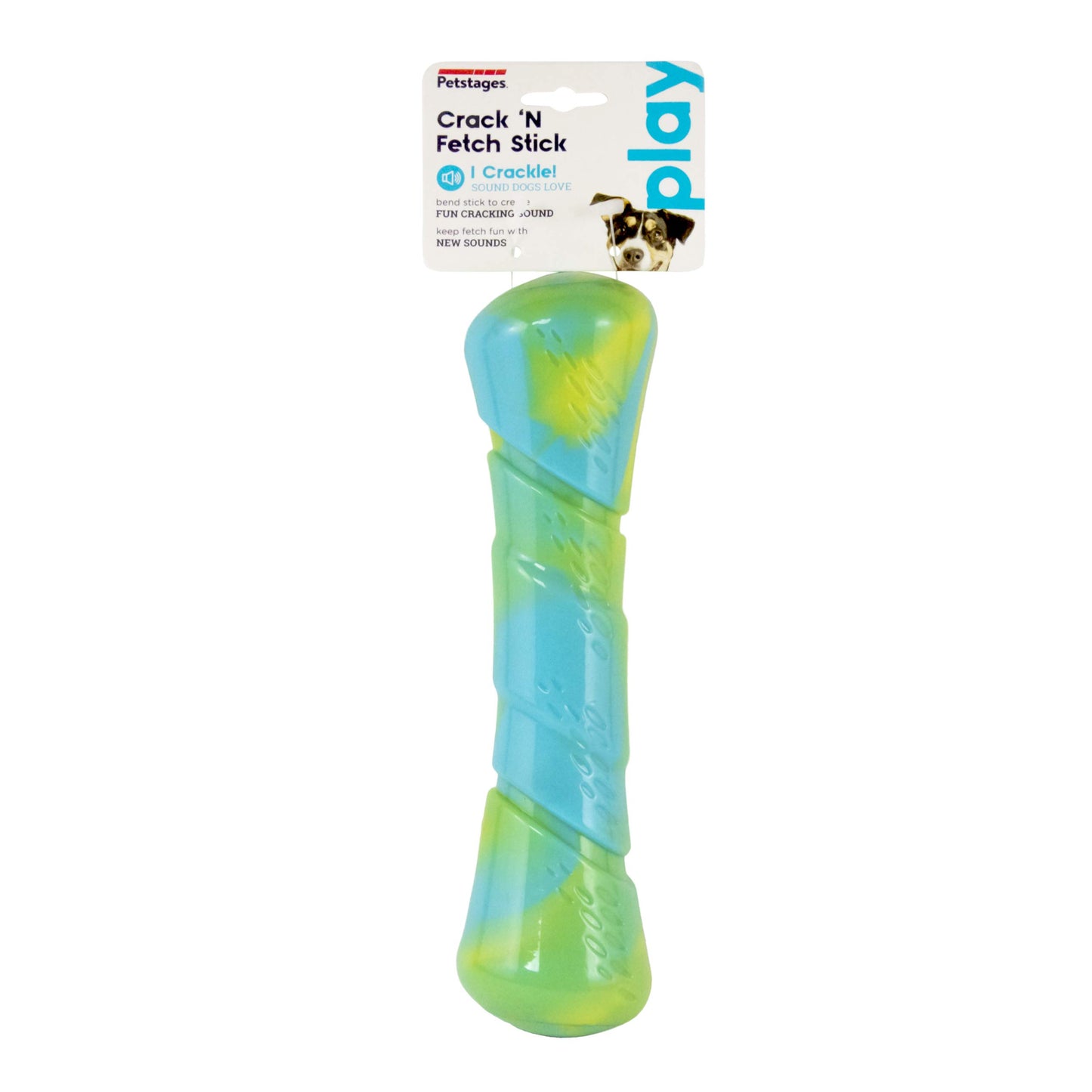 Juguete para Perro Petstages Crack N' Fetch Stick Mediano Sonido Divertido para Jugar