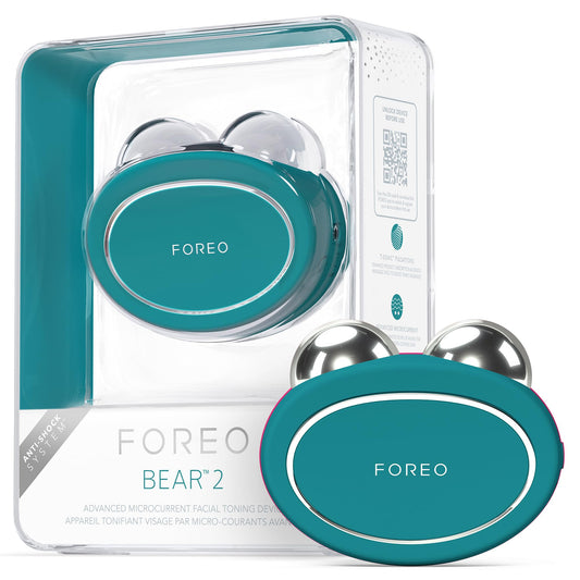 Tonificador Facial FOREO BEAR 2 Evergreen con Microcorrientes y Lifting Inmediato