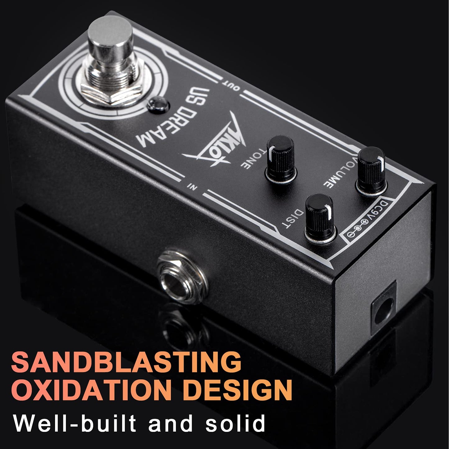 Pedal de Efectos de Guitarra Eléctrica AKLOT US DREAM Mini DC 9V True Bypass