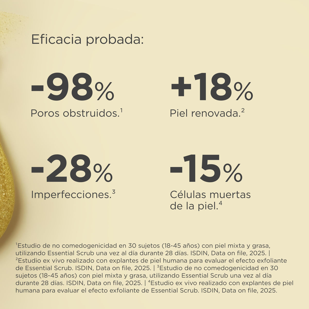 ISDIN Isdinceutics Essential Scrub La Eficacia de un Exfoliante, la Suavidad de un Gel, 100 g