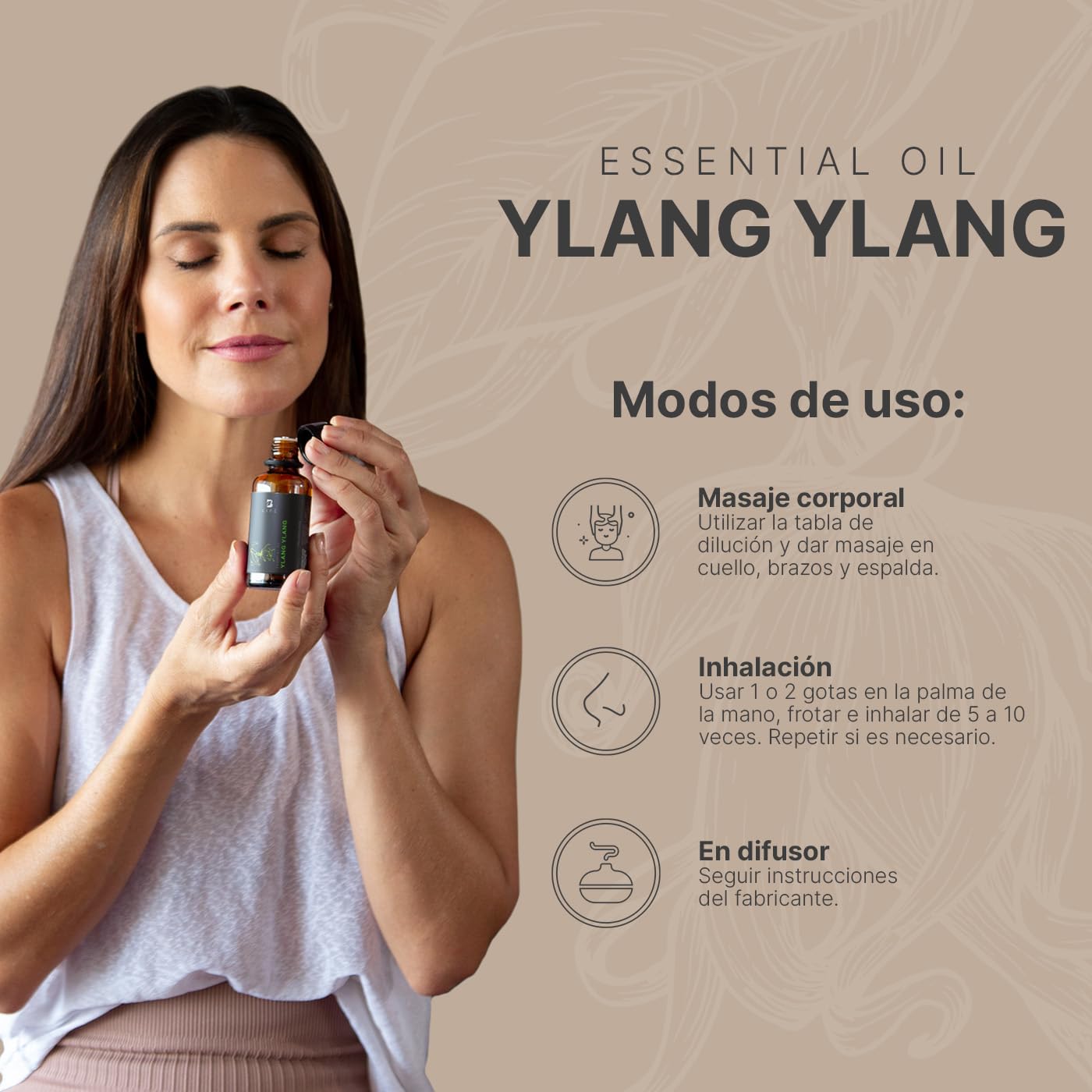 Aceite Esencial B Life Ylang Ylang Aromalogía 50 ml Ingredientes Naturales