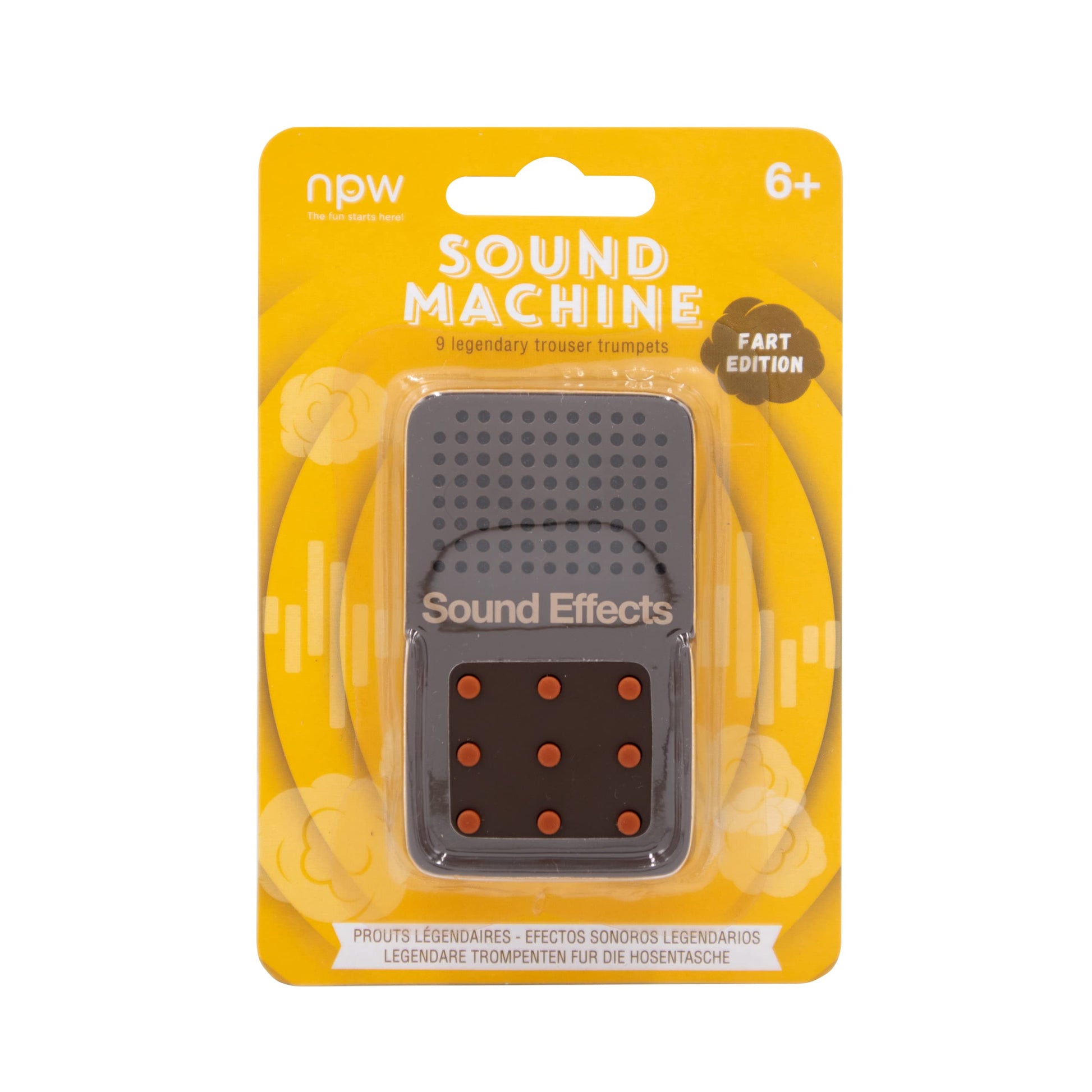 Máquina de Sonido NPW Portátil Negro con 9 Efectos de Pedos para Niños y Adultos