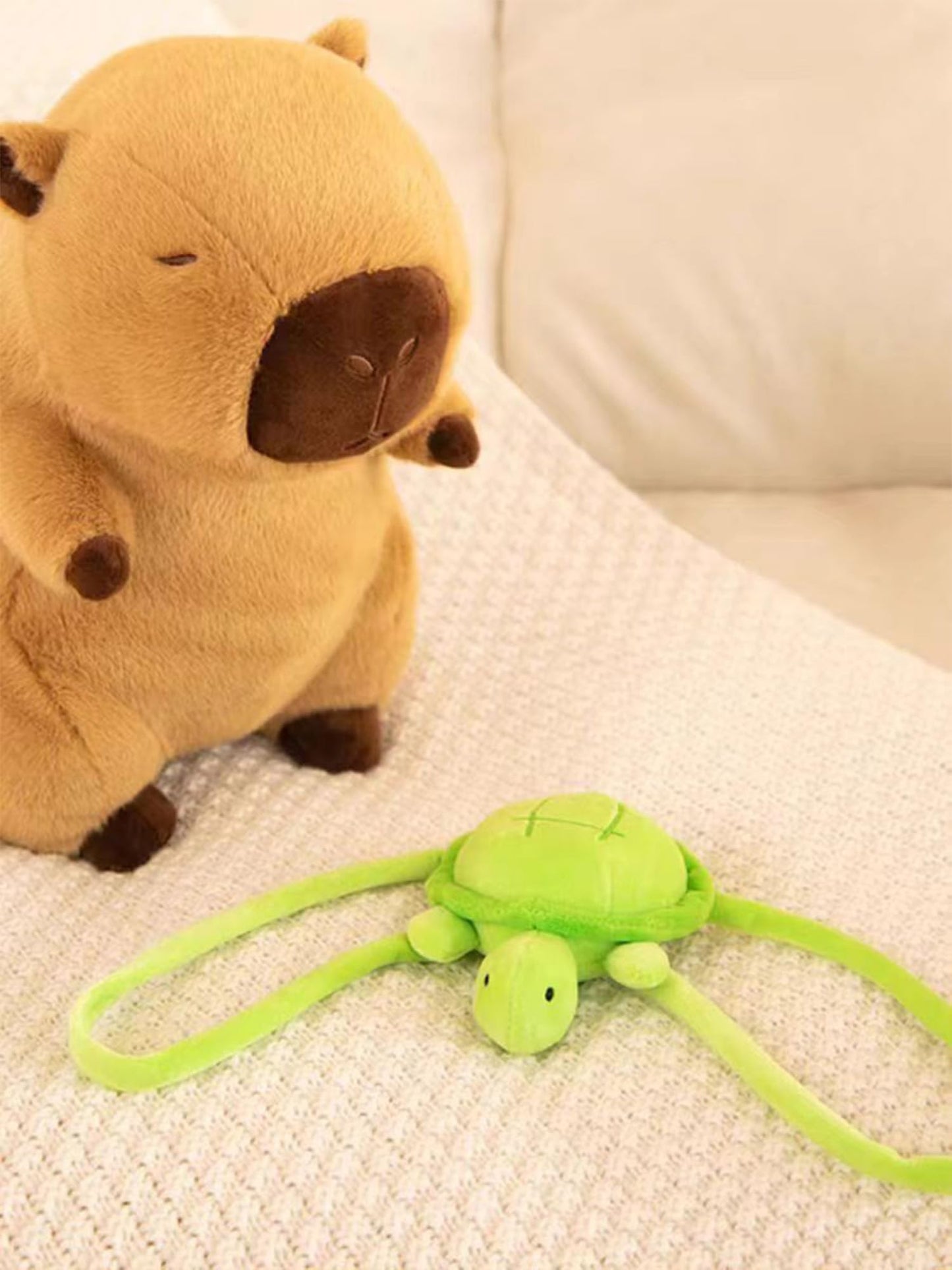 Juguete Peluche ZYJXLY marrón Capibara Lindo para Niños y Niñas