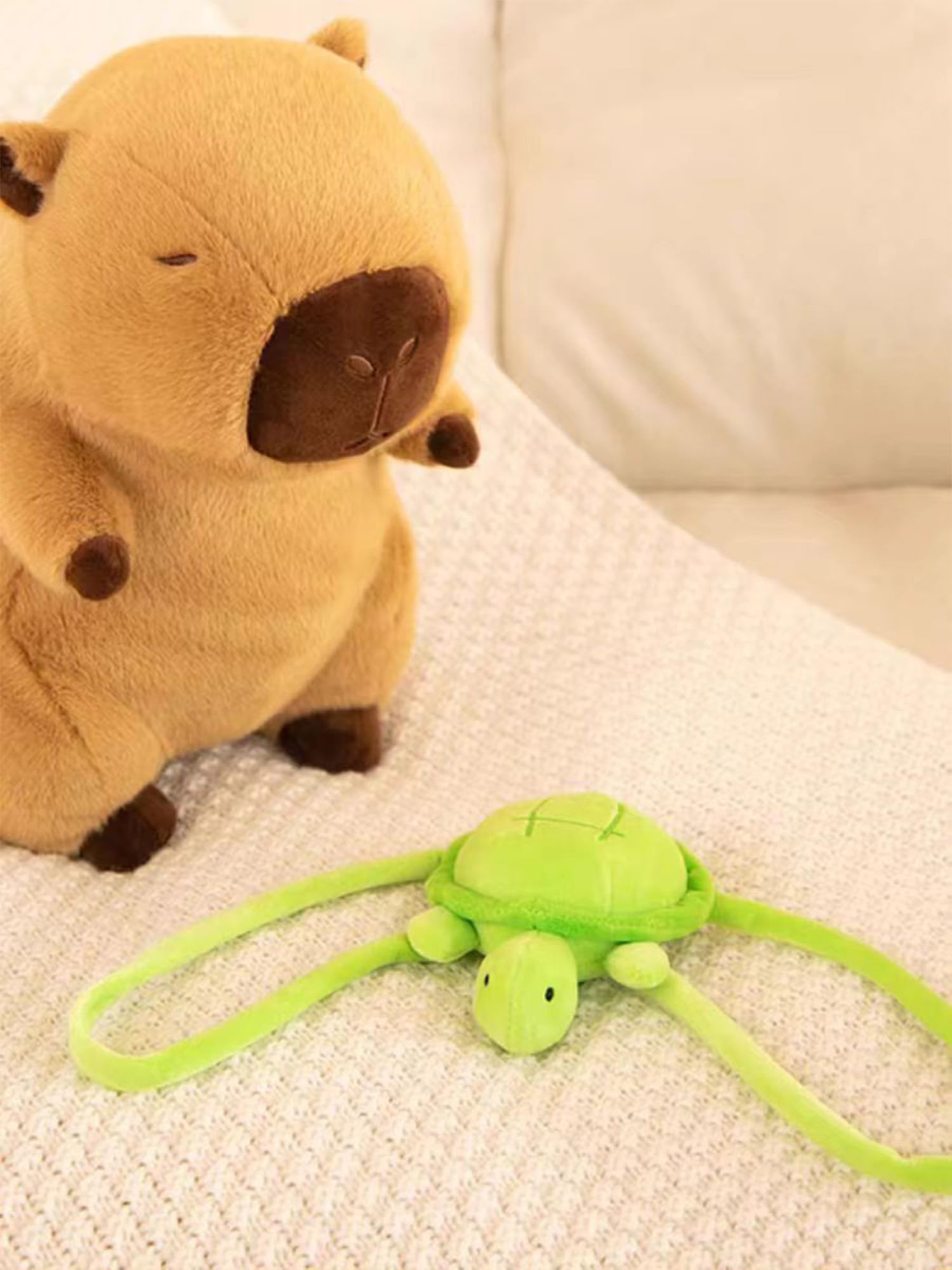 Juguete Peluche ZYJXLY marrón Capibara Lindo para Niños y Niñas