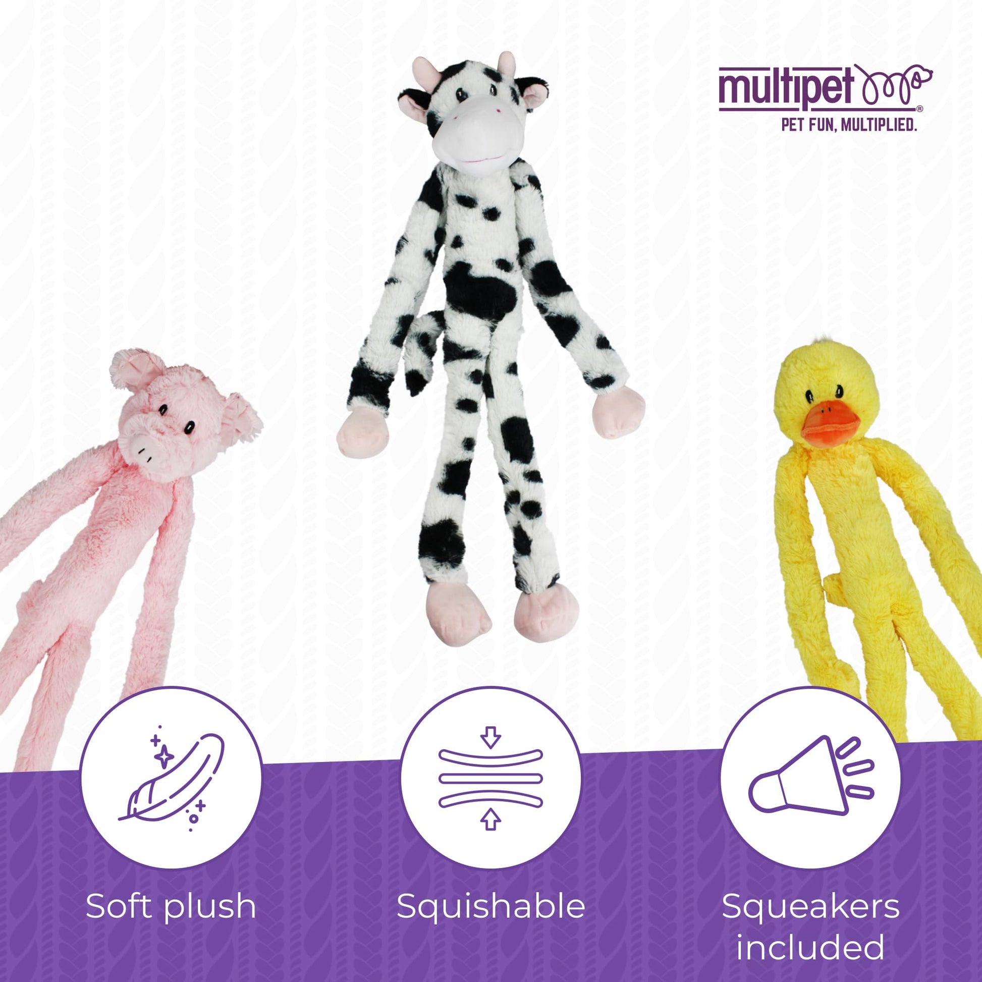 Juguete de Peluche Multipet Swingin Slevin XXL para Perro
