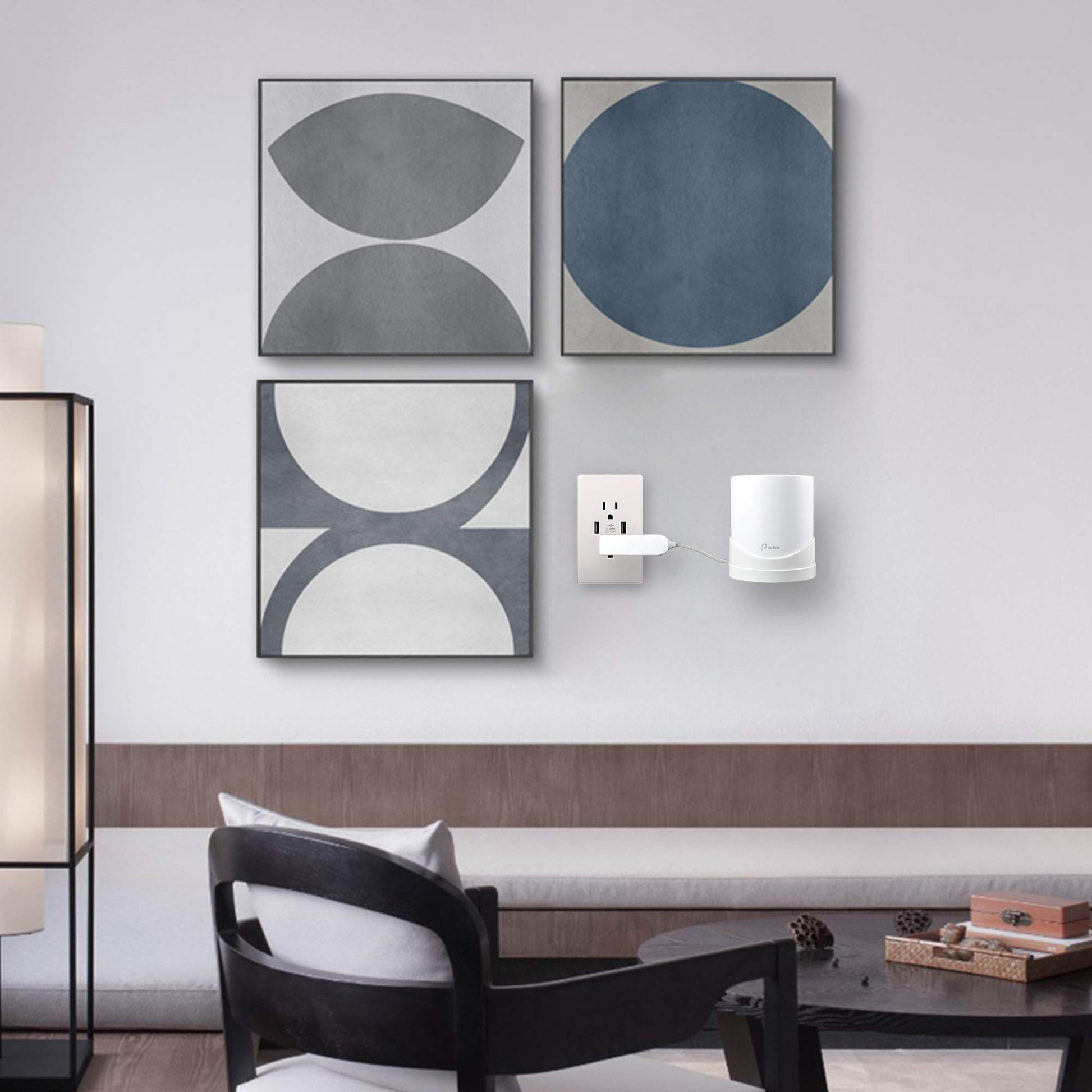 PETIMETI Soporte de Pared para Sistema WiFi de Malla TP-Link Deco X20, Deco X60 (Paquete de 3)