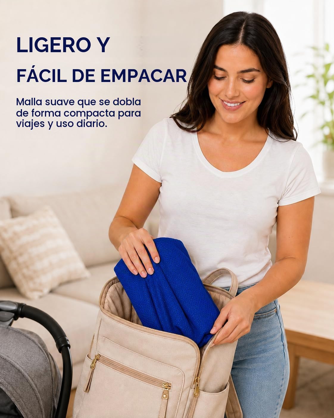 Vlokup - Portabebés de anillo de agua para bebé, malla ligera y transpirable para bebés, recién nacidos, niños y niños pequeños, perfecto para verano, natación, piscina, playa, ideal para papá