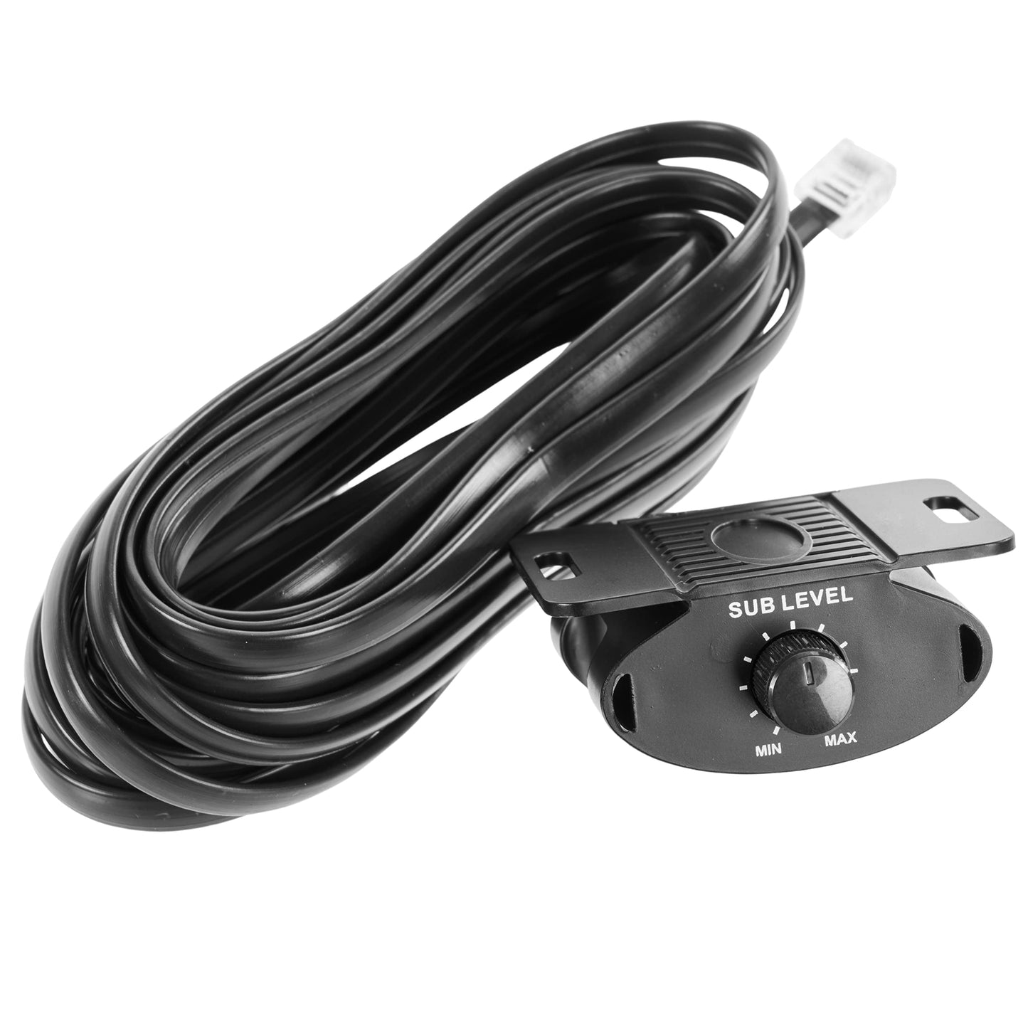 NVX Sistema de subwoofer universal amplificado y cargado de 10 pulgadas con puerto bajo asiento