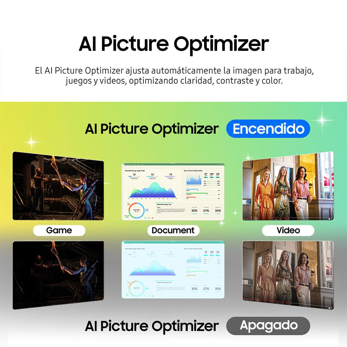 Samsung 32" Smart Monitor M80F 4K AI, Smart TV Apps, Conversión 4K AI, Optimizador de imágenes, Knox Security LS32FM801ULXZX