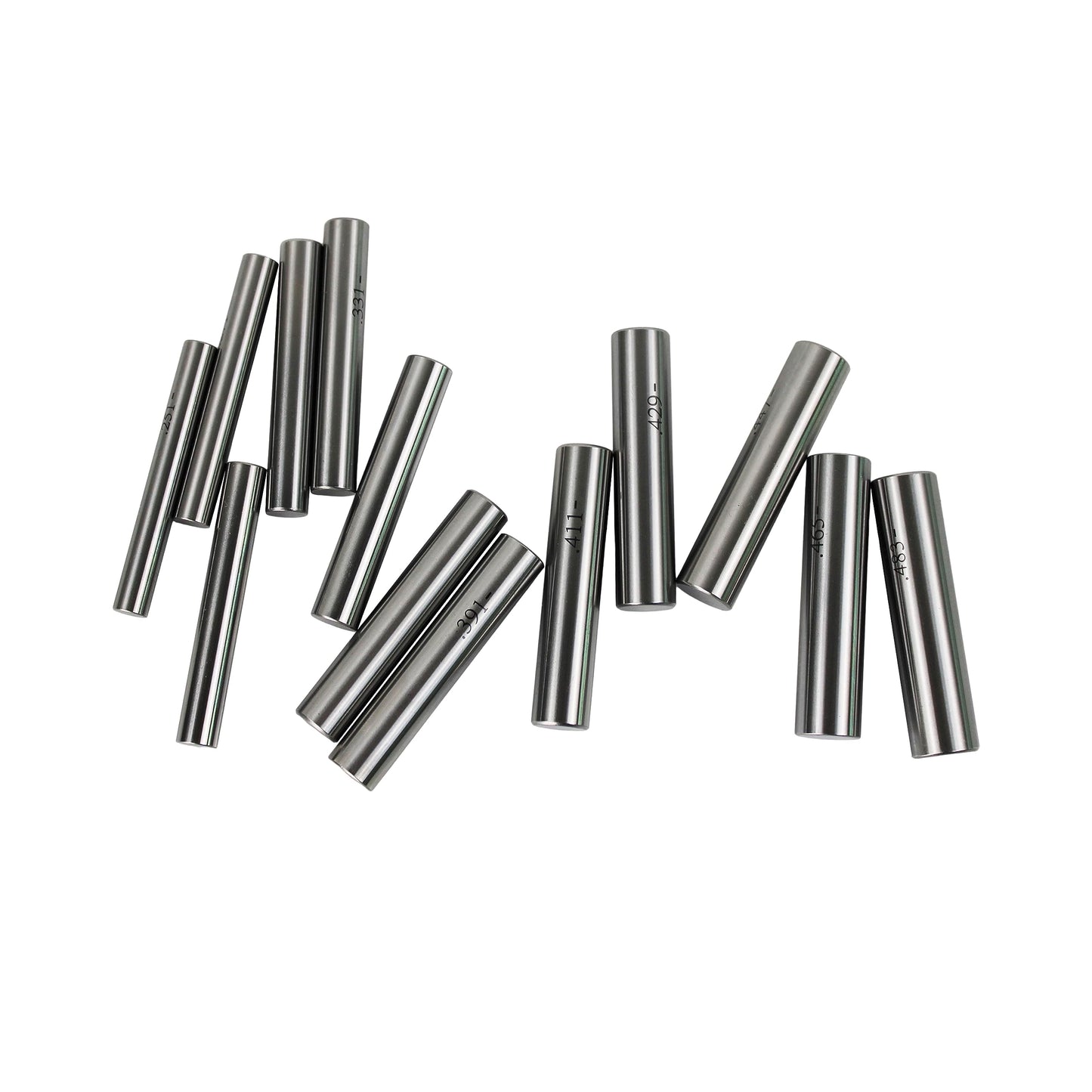 HFS(R) Class ZZ - Juego de calibradores de pines con asa de marcha/no ir para talleres de máquinas, fabricación de 0.25 a 0.5 pulgadas, 250 piezas