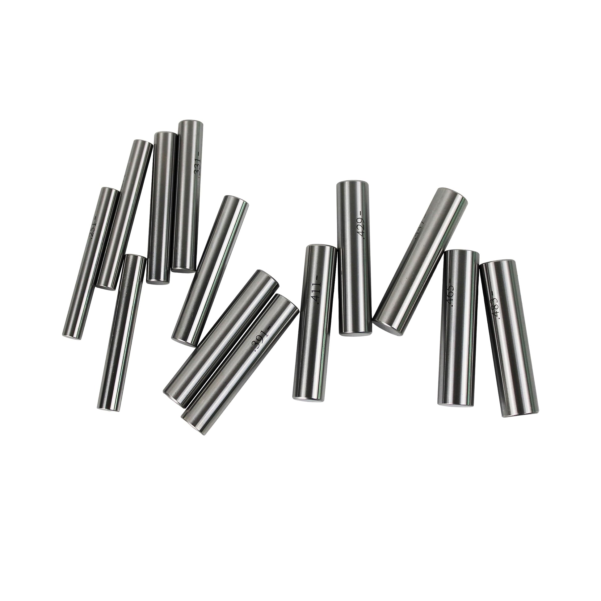 HFS(R) Class ZZ - Juego de calibradores de pines con asa de marcha/no ir para talleres de máquinas, fabricación de 0.25 a 0.5 pulgadas, 250 piezas