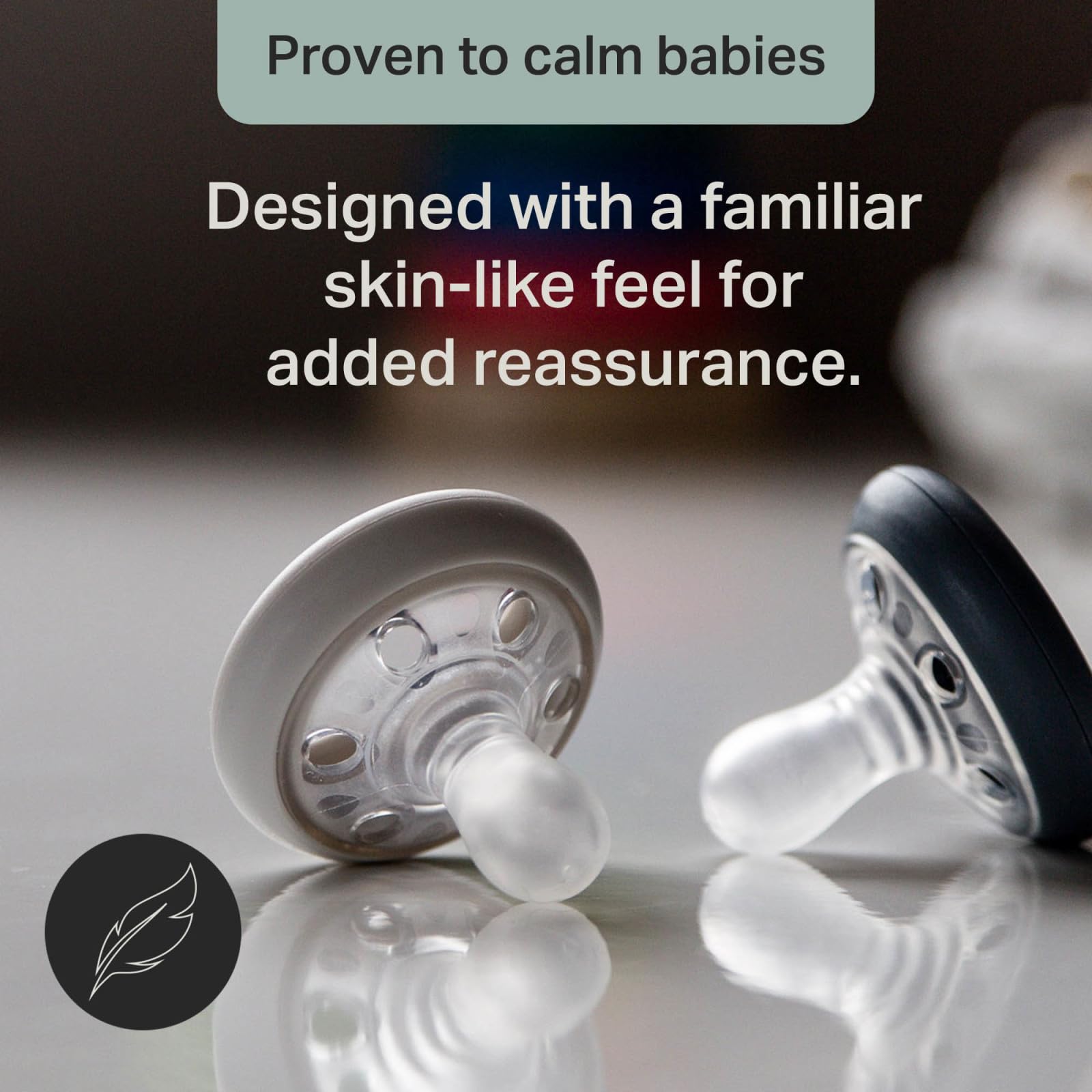 Chupón Tommee Tippee Multicolor Textura Similar a la Piel para Bebés de 0 a 6 Meses