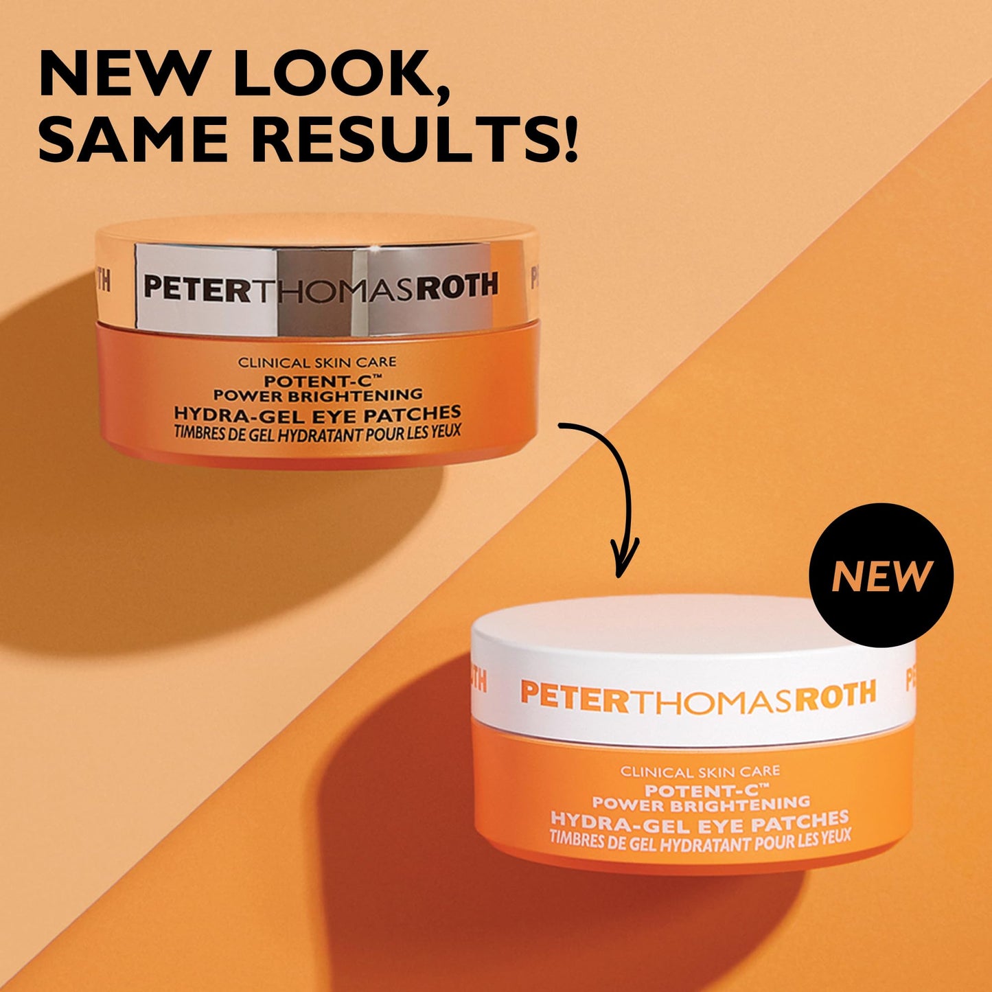 Peter Thomas Roth Potent-C Power Brightening Hydra-Gel Eye Patches With Vitamin C, Brightening Under-Eye Patches, 60 ct.