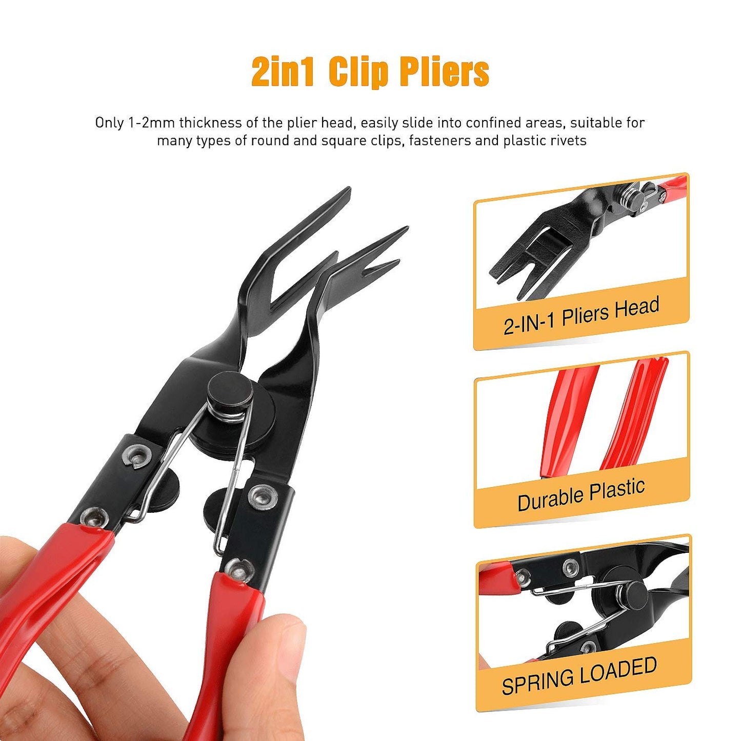 GOOACC - Clips GRC, removedor de sujetadores de 3 piezas