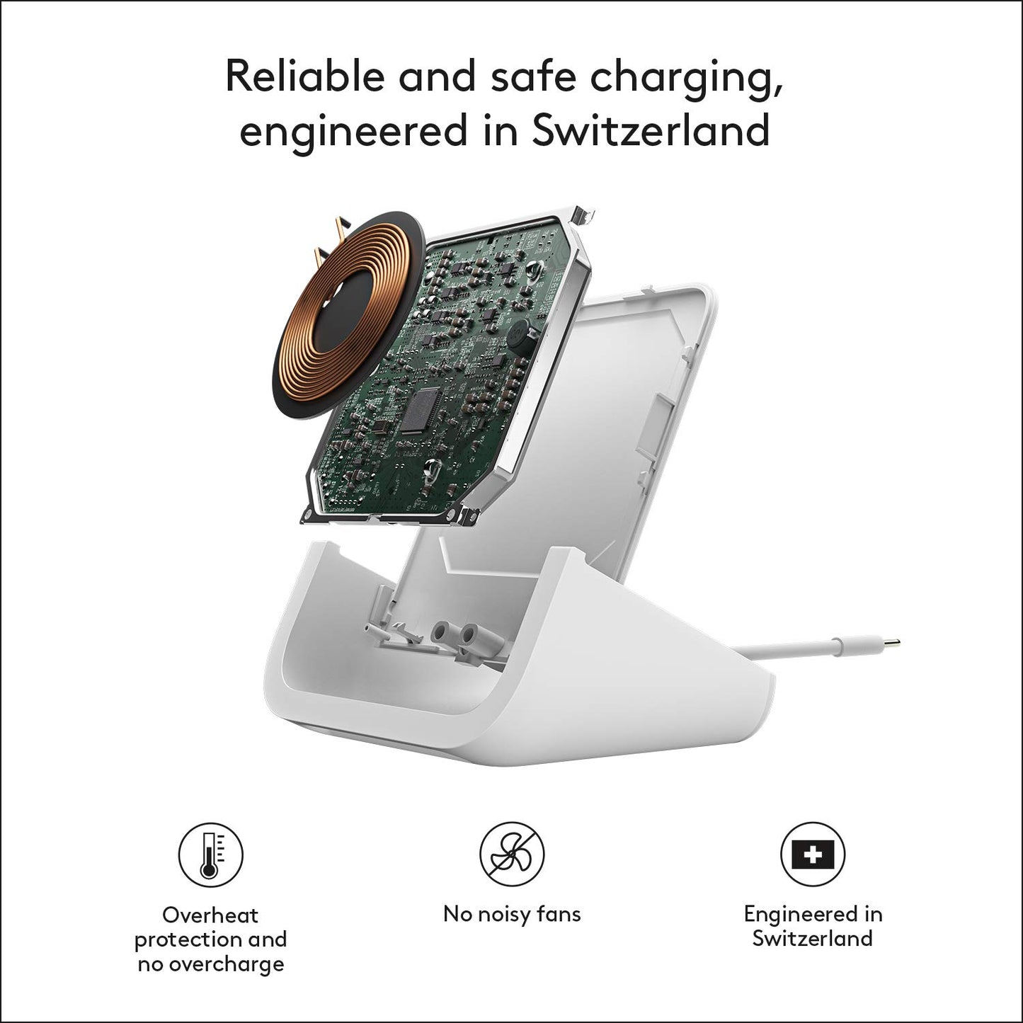 Logitech Soporte de Carga inalámbrico Alimentado para iPhone 8, 8 Plus, X, XS, XS MAX y XR