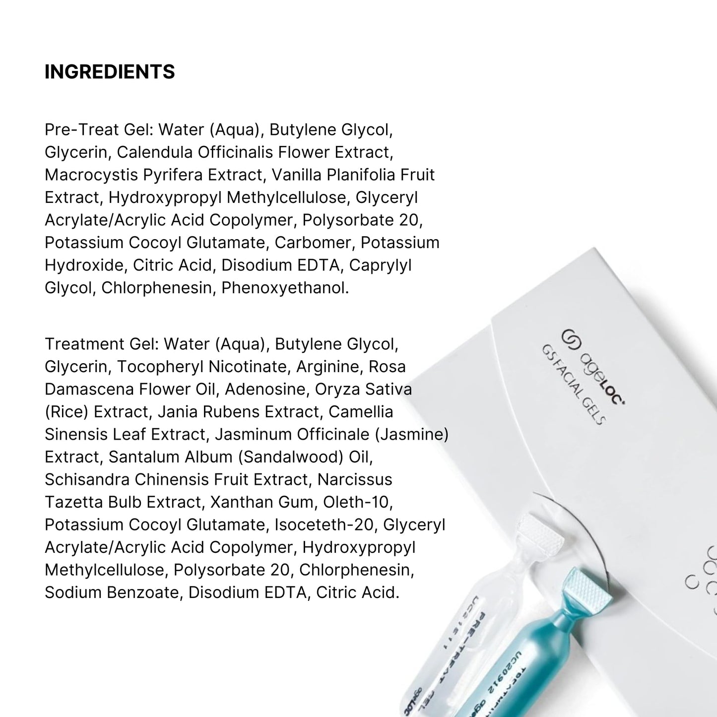 Nu Skin | Gel Facial ageLOC® Galvanic Spa | TratamientoAnti-Arrugas para Rostro | Galvanic Spa Facial Gels | Para todo Tipo de Piel | 8 Ampolletas