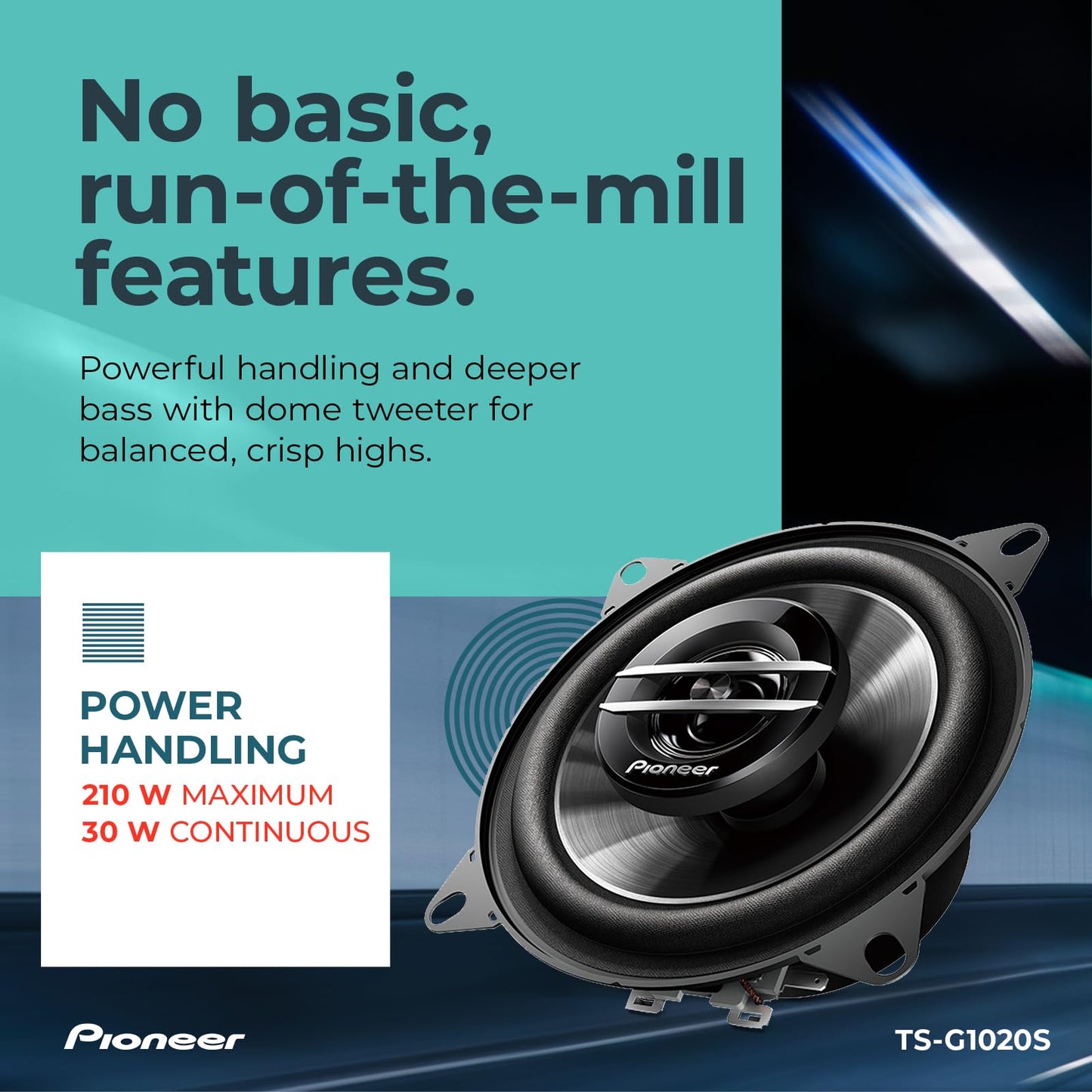 Pioneer Car 4" 2 Way 200w