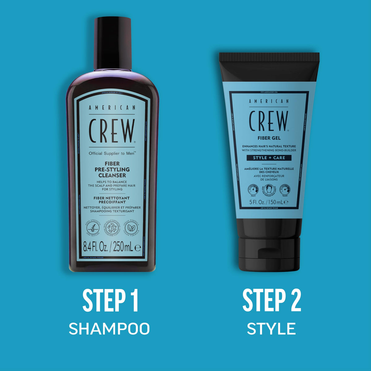 American Crew Fiber Gel, Fijador H?brido para Hombre