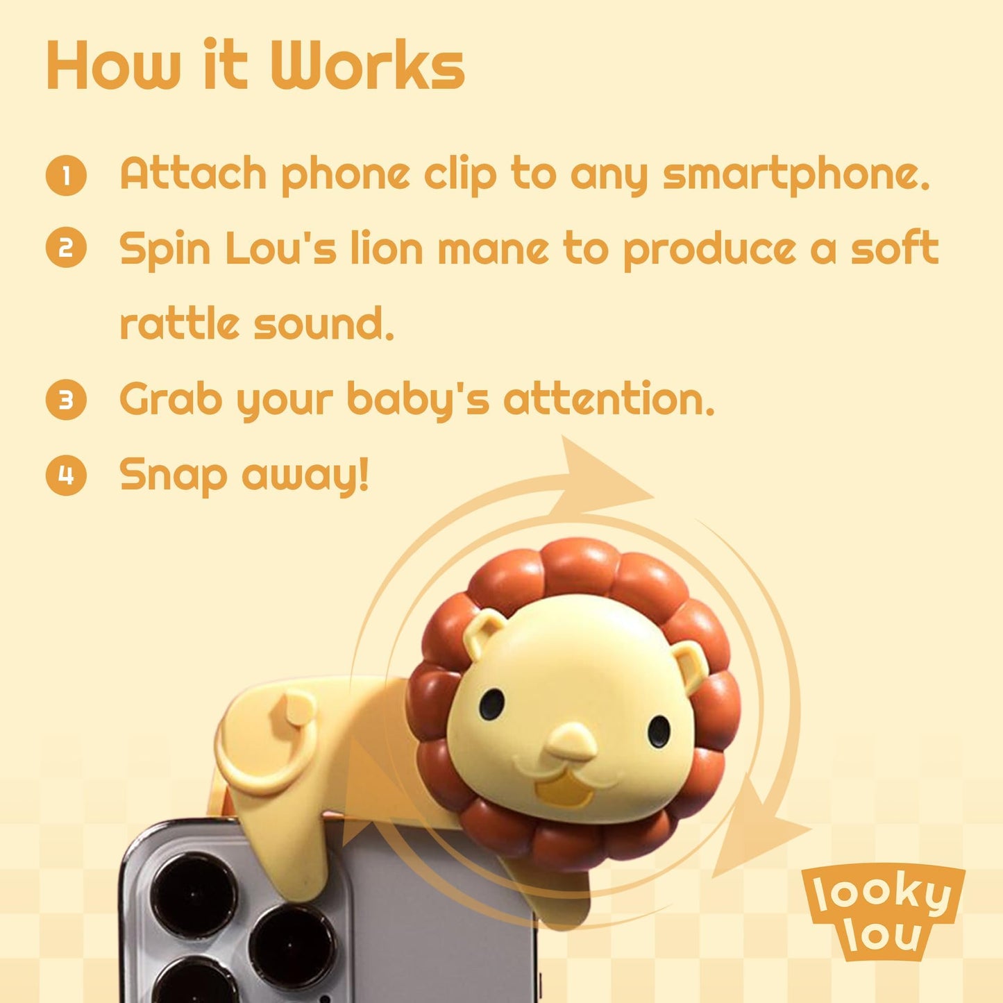 Looky Lou Bundle - Juego de clip para teléfono y libro de cuentos para fotografía de recién nacidos, hitos mensuales, accesorios para sesión de fotos de bebés de Halloween y otoño, para mamá, padre