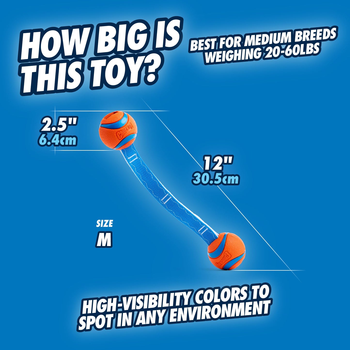 Chuckit! Ultra Duo Dog Tug Toy, Medium