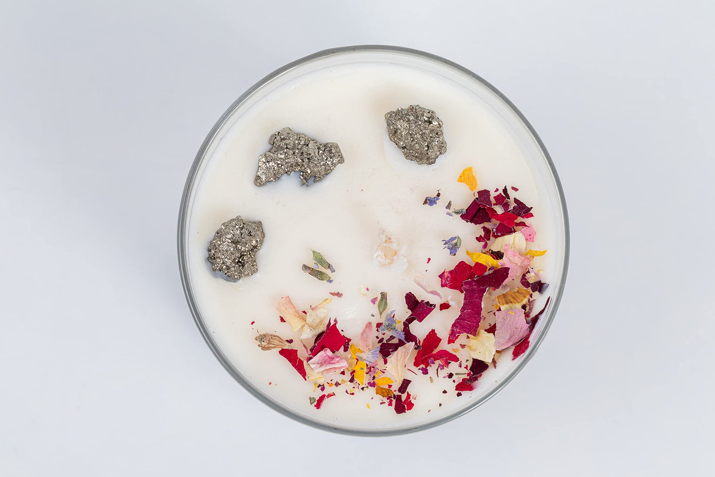 Fuwu, velas aromaticas relajantes de cera de soya con cuarzos naturales, velas decorativas hechas a mano con hierbas de olor, aromatizantes para hogar, velas aromaticas (Manzana con canela)