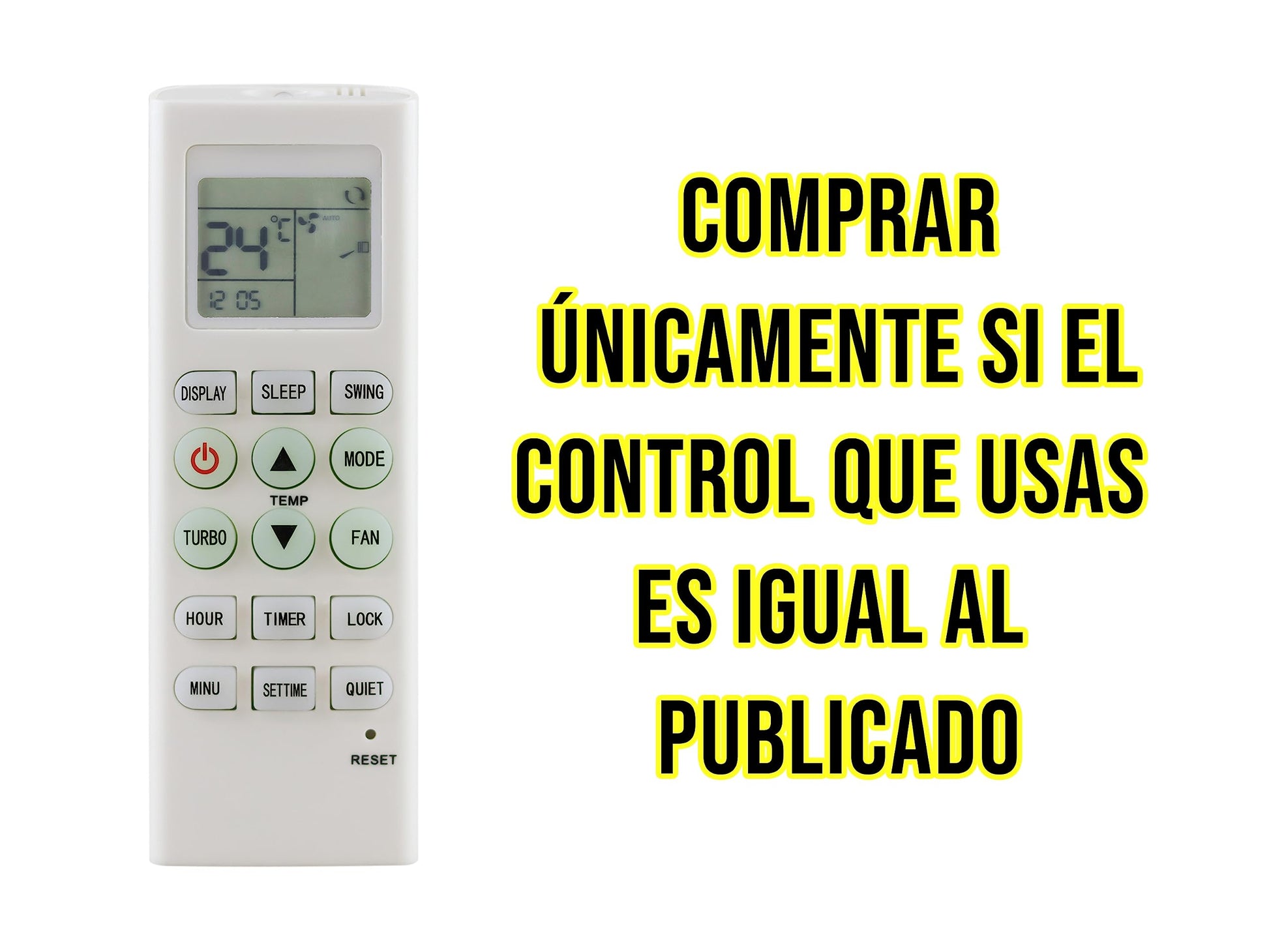 Control Remoto Mirage Aire Acondicionado Inverter Q17 Vlu Series