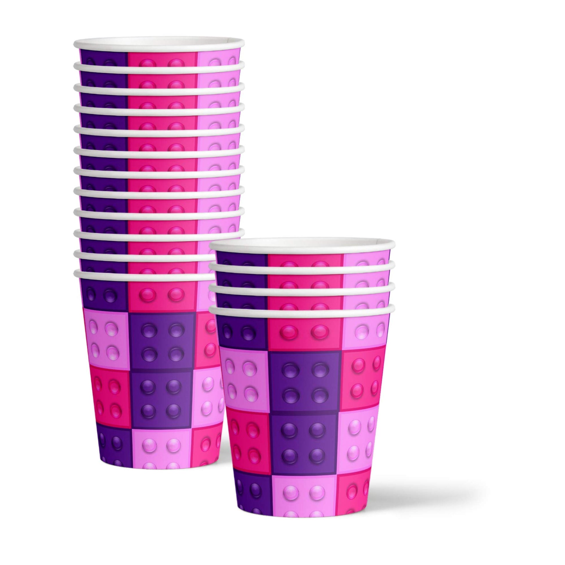 Set de Bloques de Construcción Rosa para Fiesta de Cumpleaños para 16