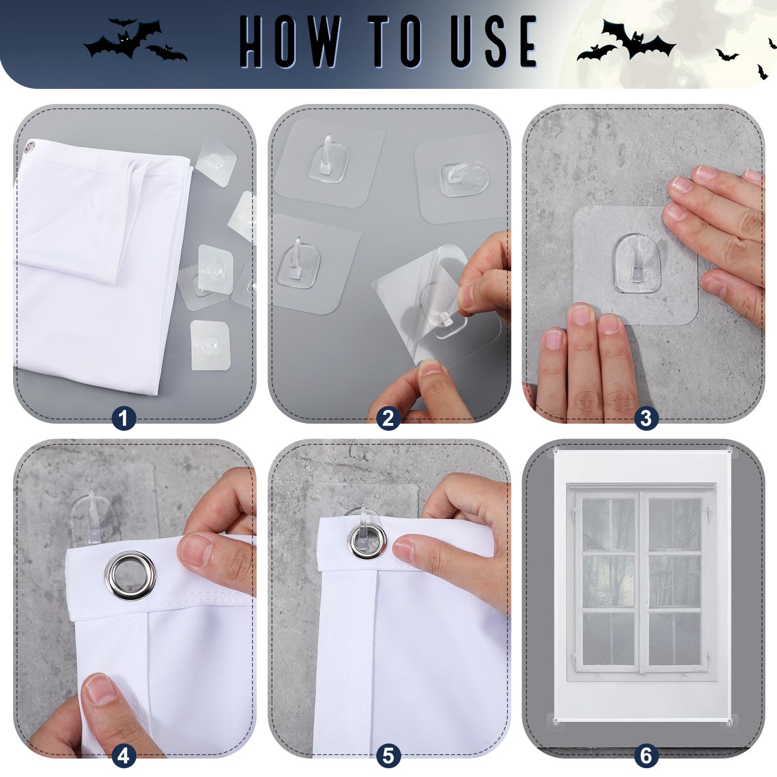 Oudain Paquete de 2 Pantalla de Proyección Trasera de Tela para Halloween, Portátil, Blanca, con Herrajes de Montaje para Proyectar Videos de Halloween en la Puerta(40 x 60 Pulgadas)