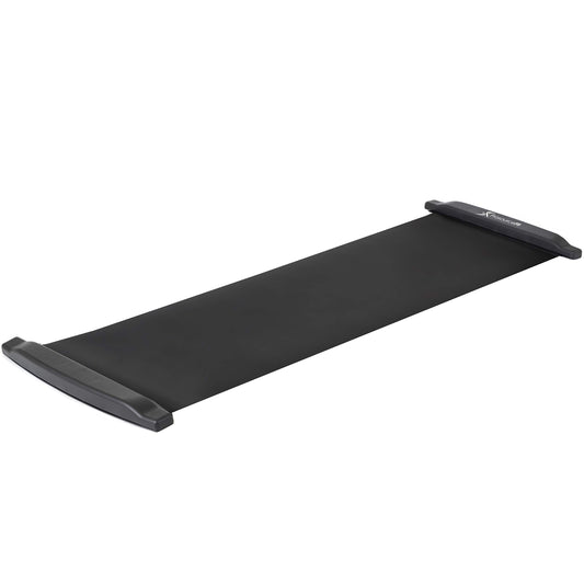 Tapete de Deslizamiento ProSourceFit Negro con Tope para Ejercicios en Casa y Entrenamiento Deportivo