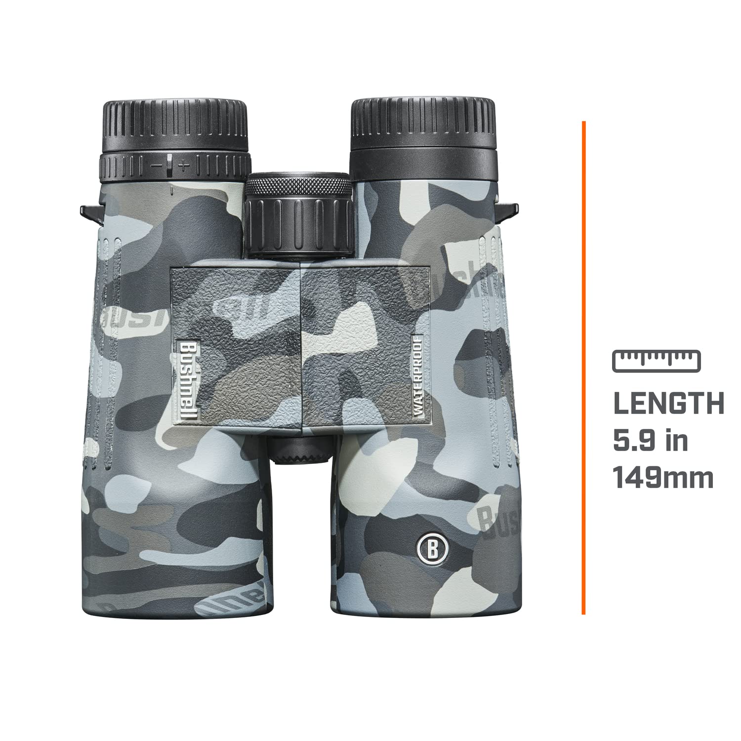Bushnell - Prismáticos opacos de Camuflaje de 10 x 42 Pulgadas para Adultos, prismáticos para Caza, observación de Aves, navegación